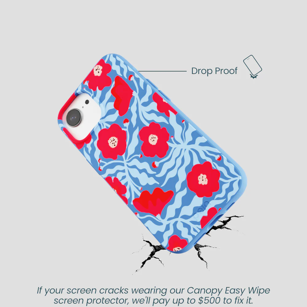 Electric Blue Indigo Ember iPhone 16e/17e Case - Image 4