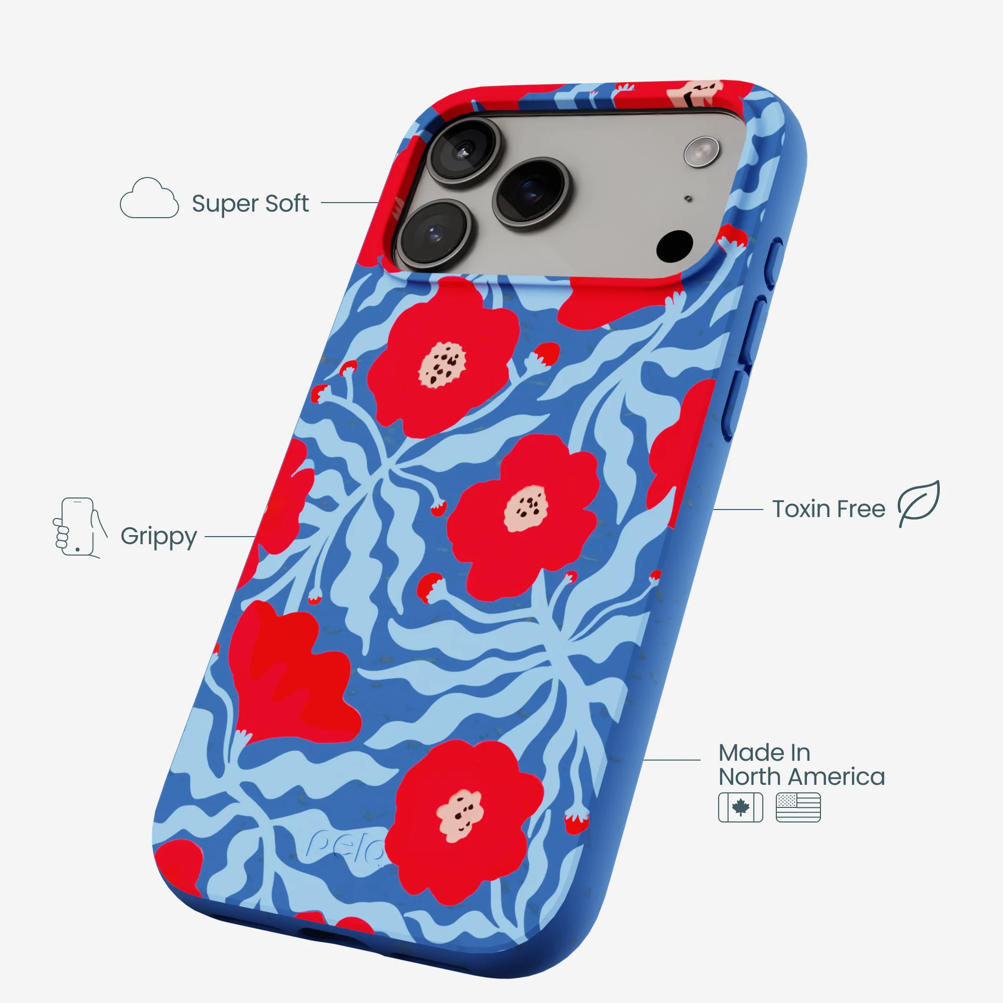 Electric Blue Indigo Ember iPhone 17 Pro Max Case - Image 3