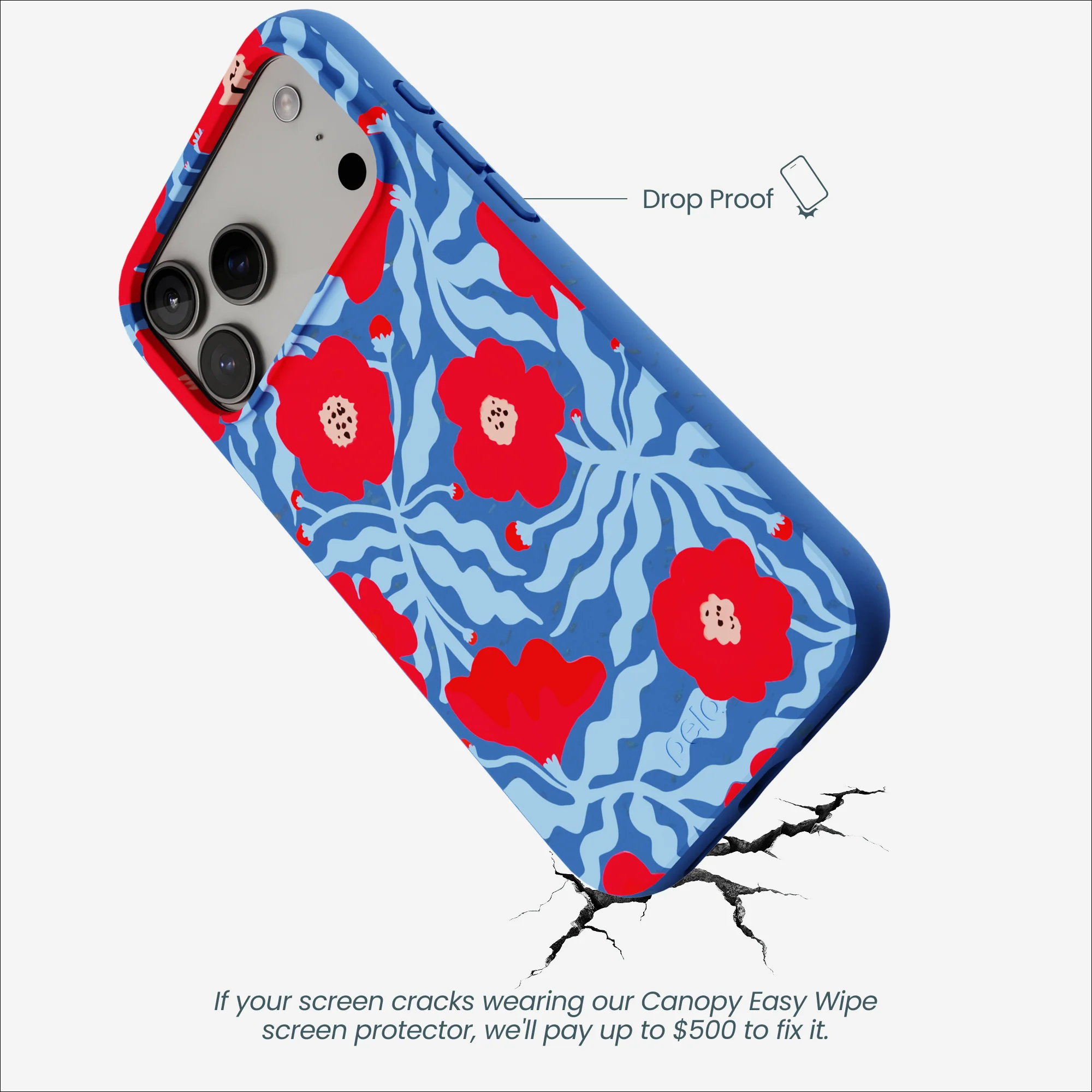 Electric Blue Indigo Ember iPhone 17 Pro Max Case - Image 4