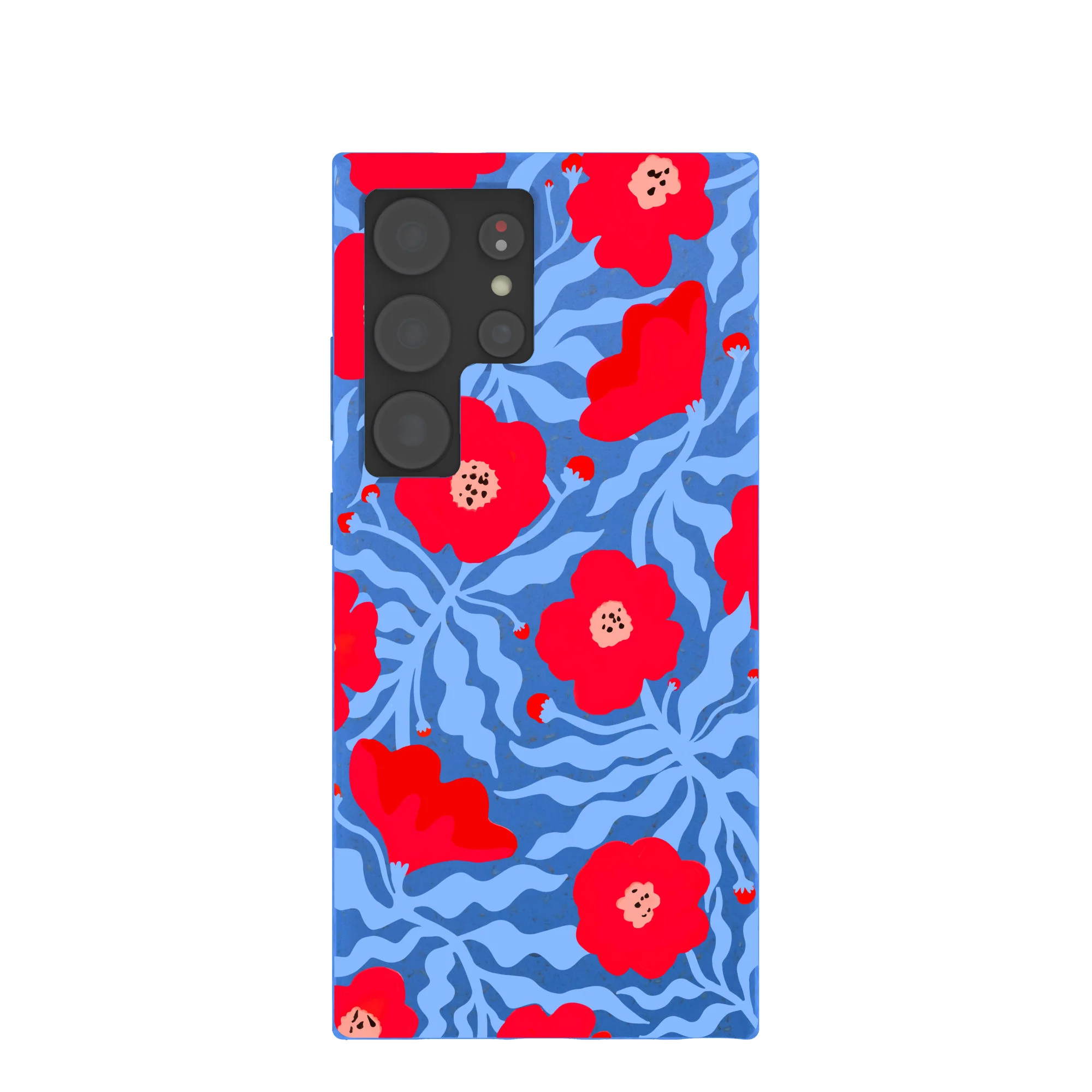 Electric Blue Indigo Ember Samsung Galaxy S24 Ultra Case