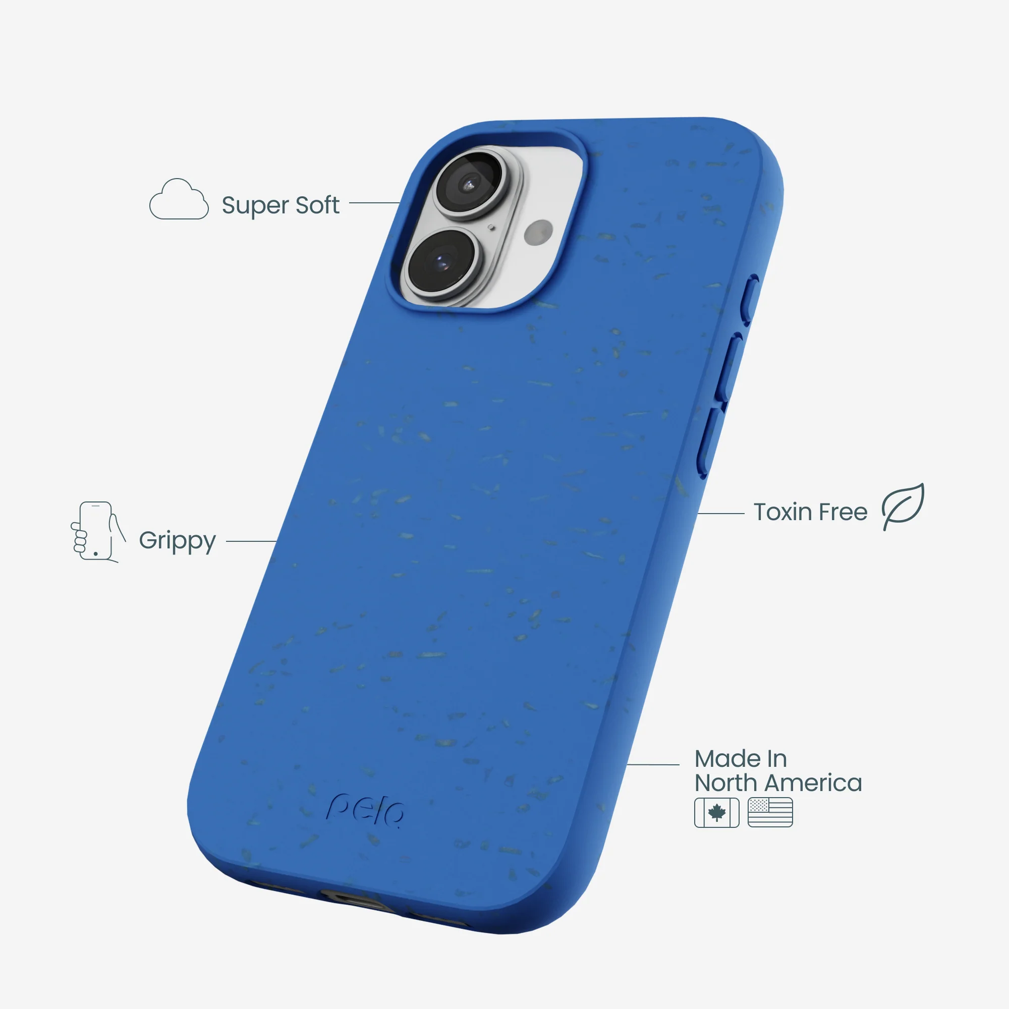 Electric Blue iPhone 17 Case - Image 4