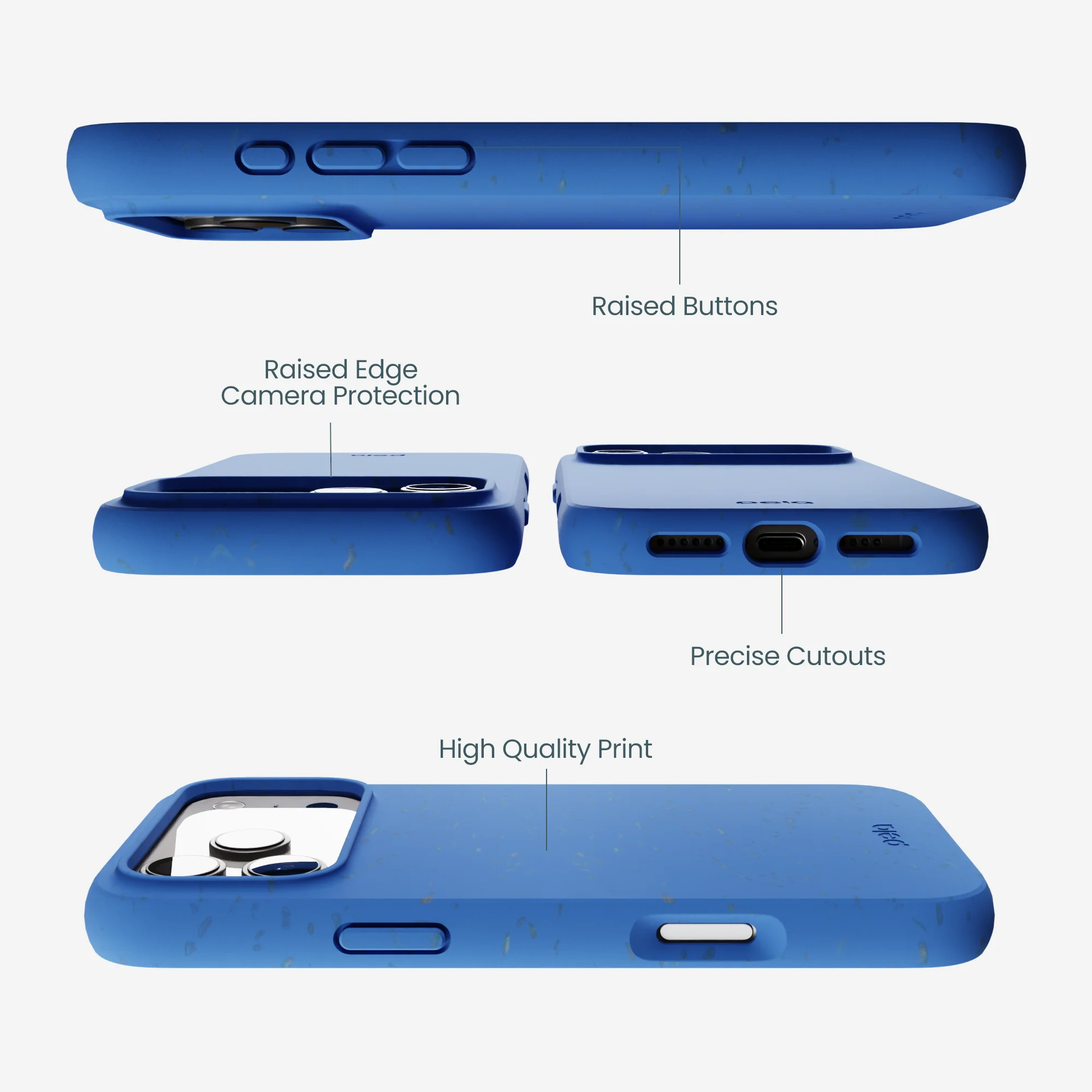 Electric Blue iPhone 17 Pro Max Case - Image 3