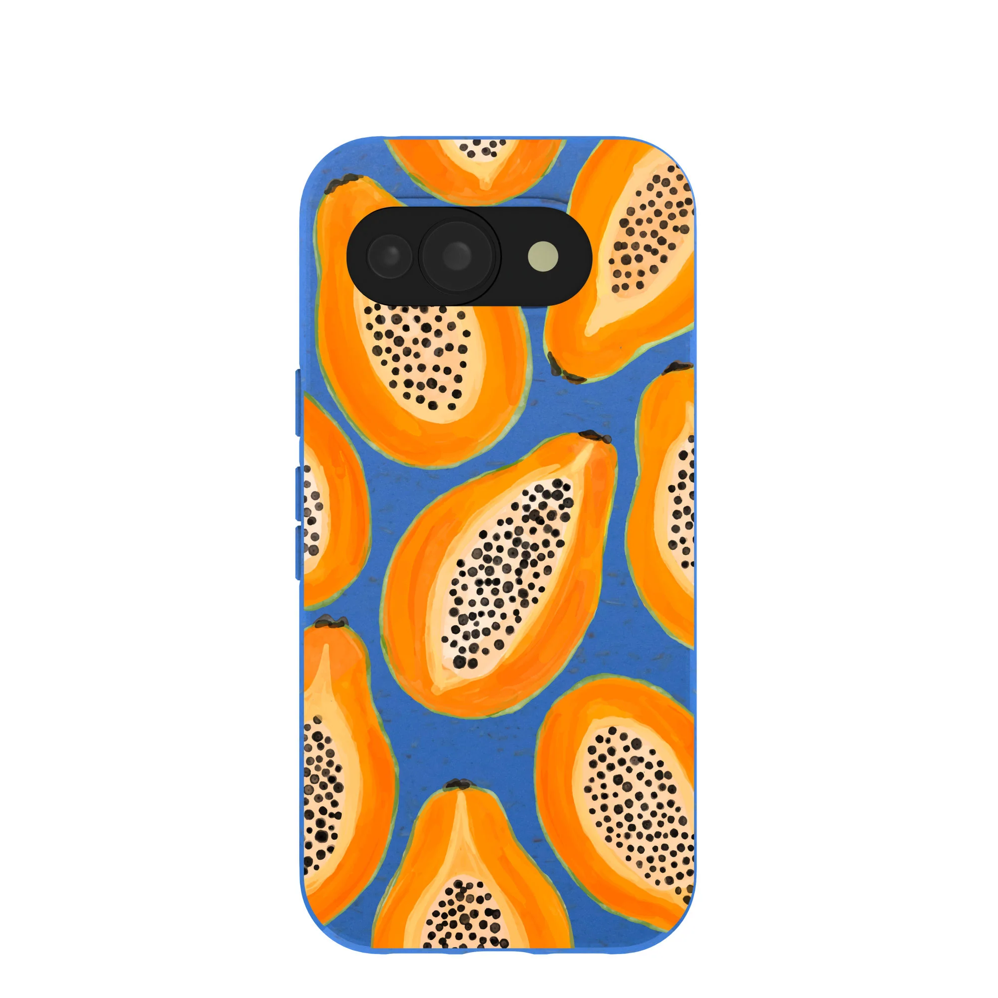 Electric Blue Juicy Papayas Google Pixel 10a Case