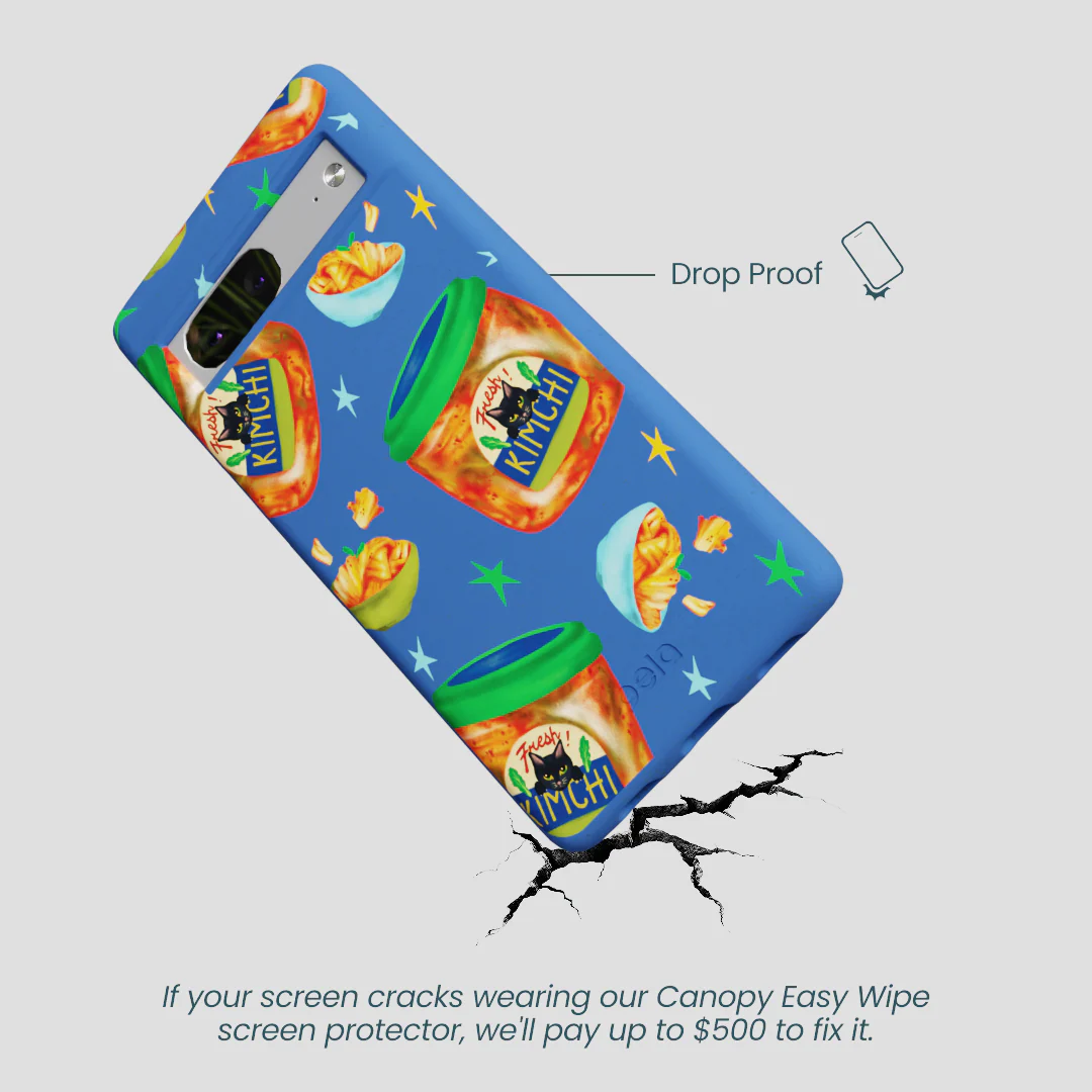 Electric Blue Kimchi Club Google Pixel 7 Case - Image 5