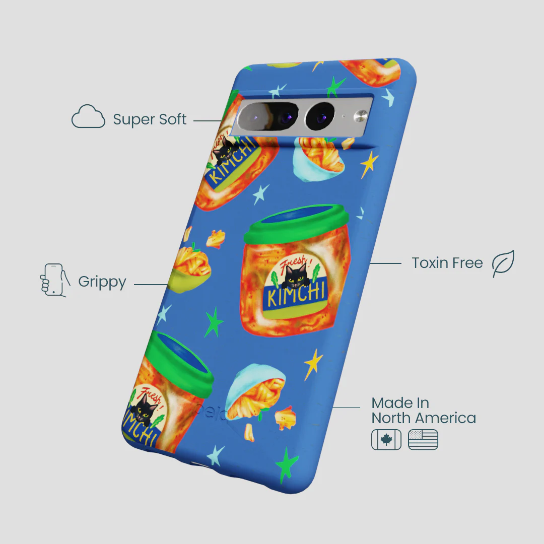 Electric Blue Kimchi Club Google Pixel 7 Pro Case - Image 4
