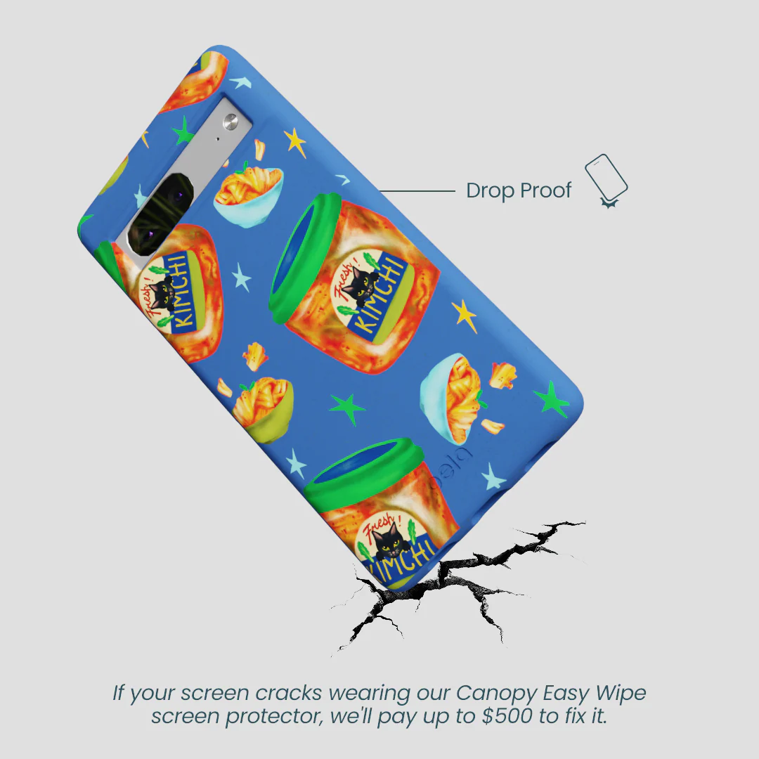 Electric Blue Kimchi Club Google Pixel 7a Case - Image 5