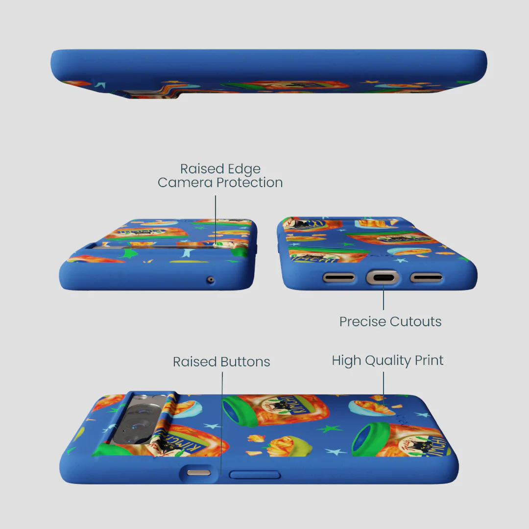 Electric Blue Kimchi Club Google Pixel 8 Pro Case - Image 3