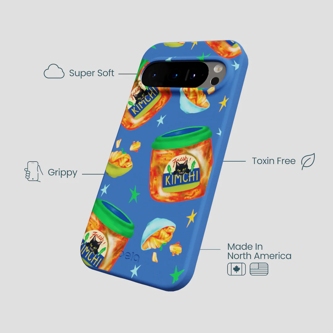Electric Blue Kimchi Club Google Pixel 9/9 Pro Case - Image 4