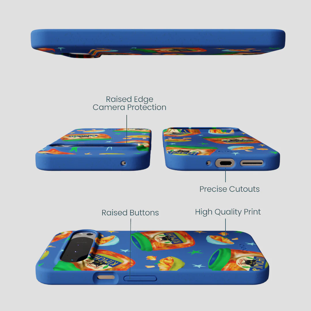 Electric Blue Kimchi Club Google Pixel 9 Pro XL Case - Image 3