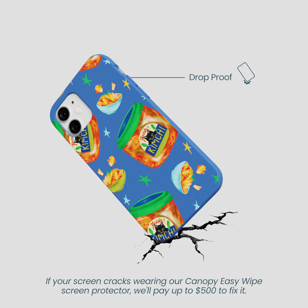 Electric Blue Kimchi Club iPhone 12 Mini Case - Image 5