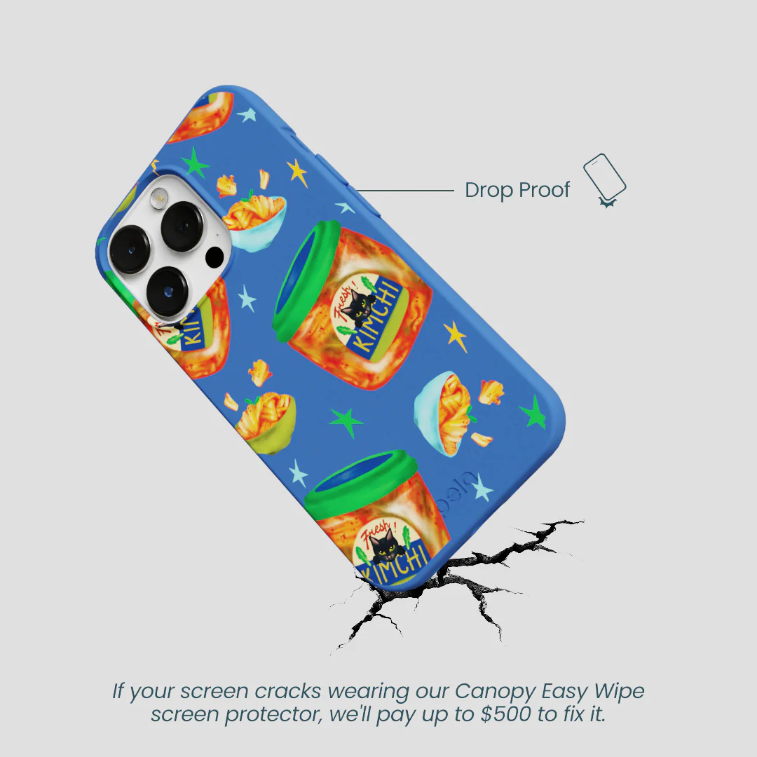 Electric Blue Kimchi Club iPhone 13 Pro Case - Image 5