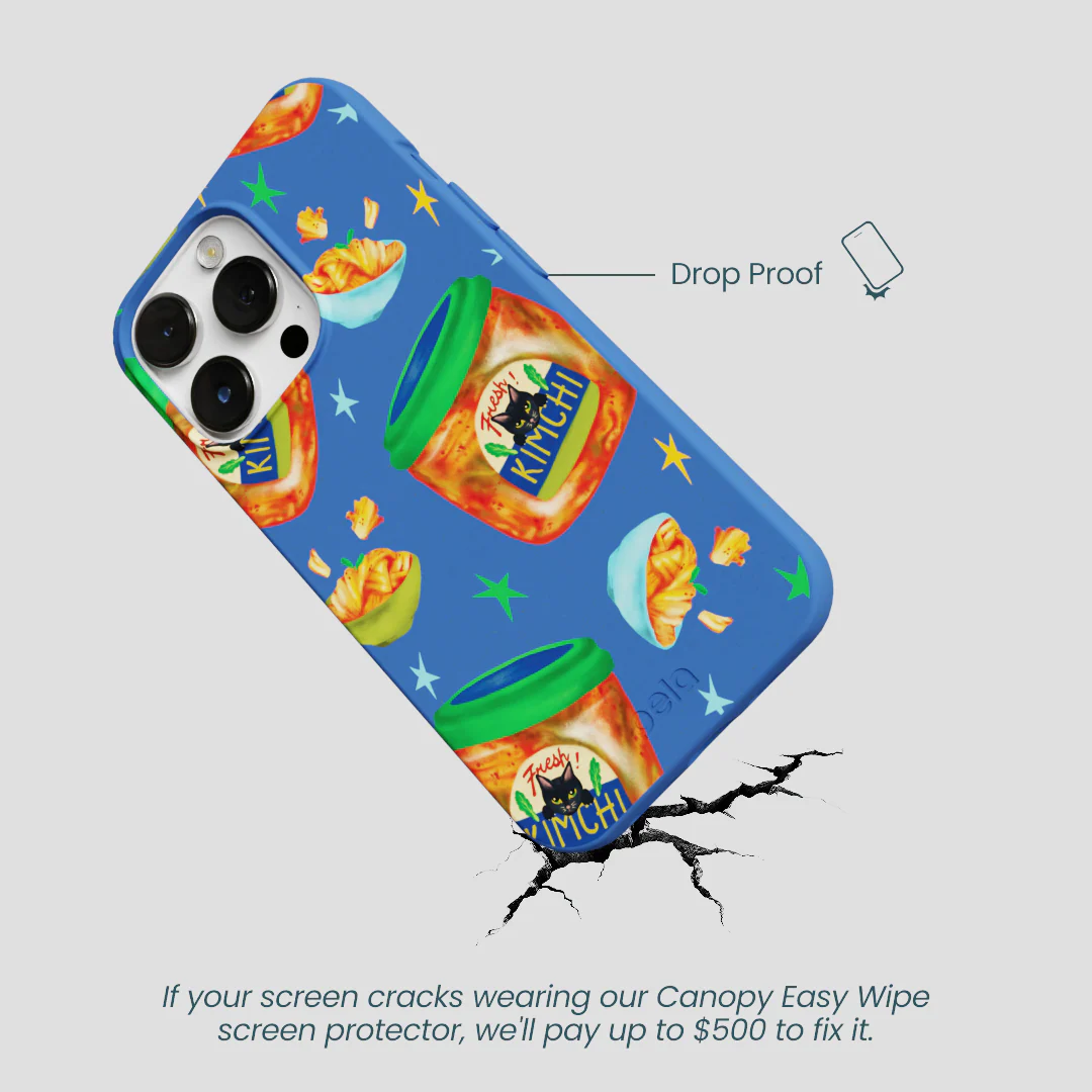 Electric Blue Kimchi Club iPhone 13 Pro Max Case - Image 5