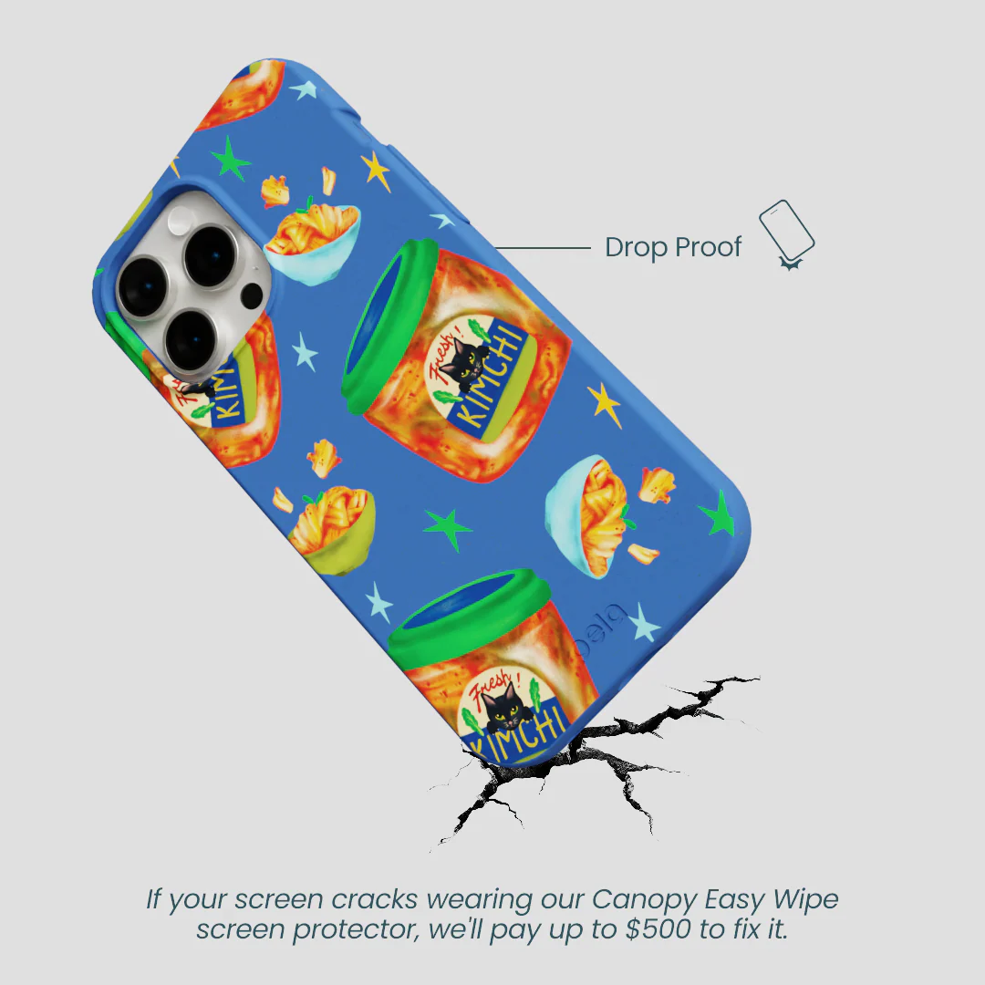Electric Blue Kimchi Club iPhone 14 Pro Max Case - Image 5