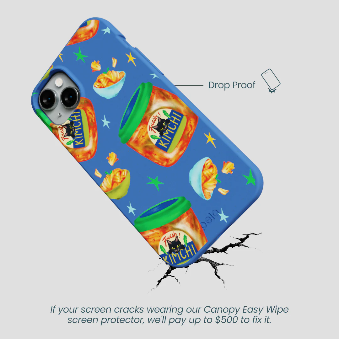 Electric Blue Kimchi Club iPhone 15 Plus Case - Image 5