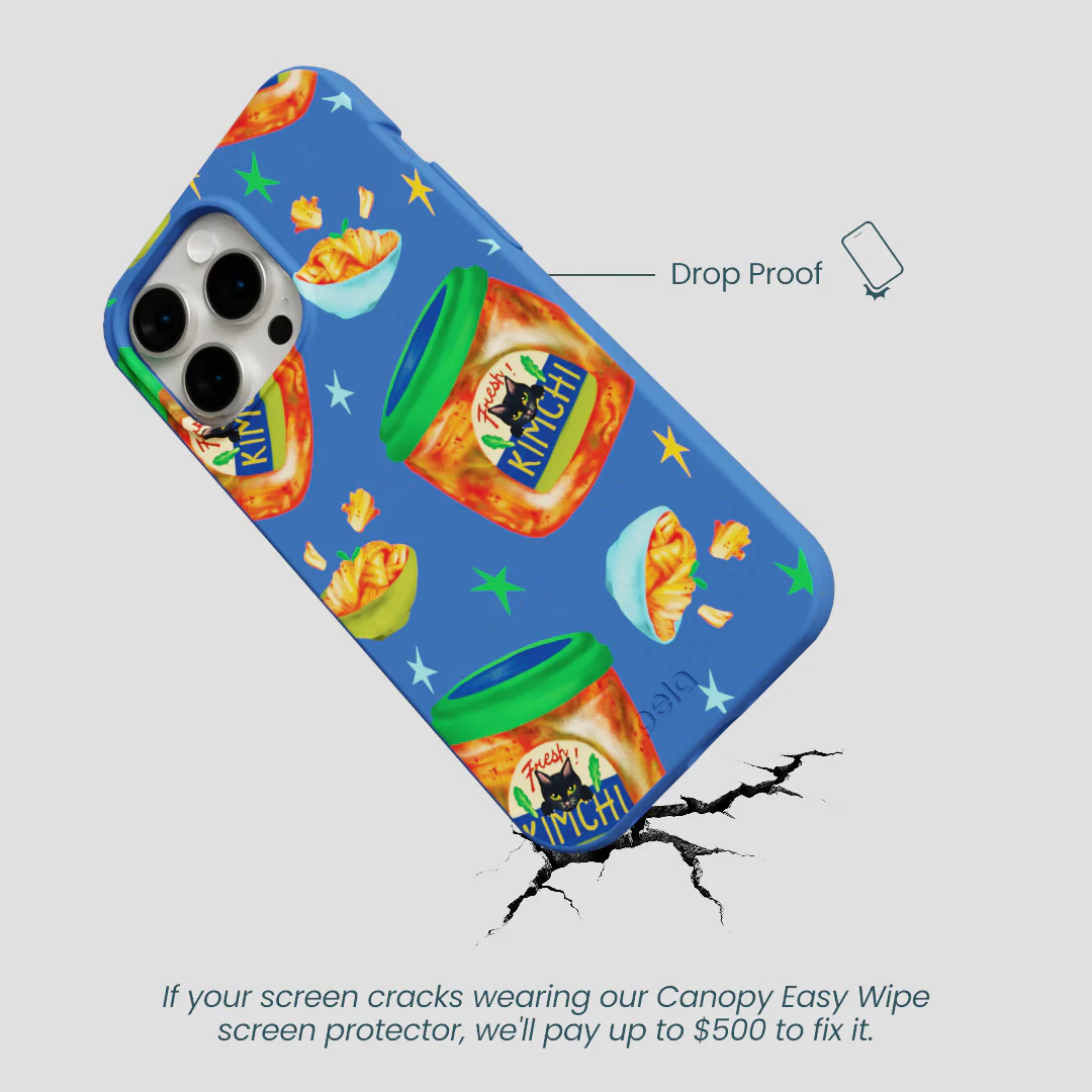 Electric Blue Kimchi Club iPhone 15 Pro Max Case - Image 5