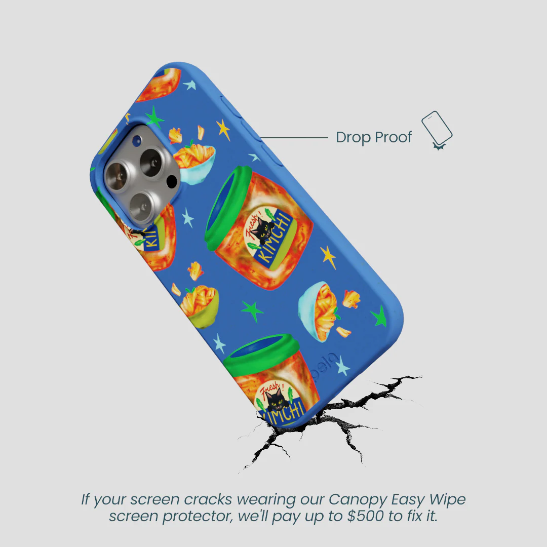 Electric Blue Kimchi Club iPhone 16 Pro Case - Image 5