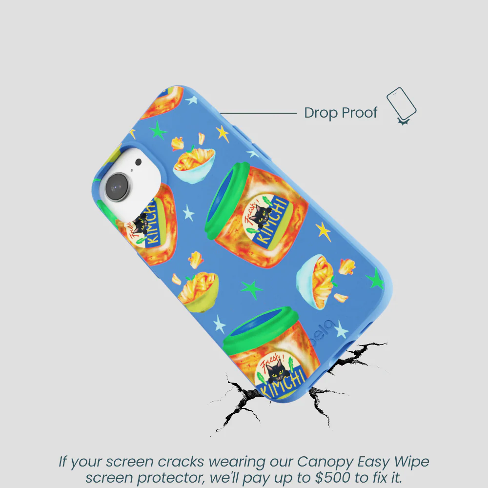 Electric Blue Kimchi Club iPhone 16e/17e Case - Image 5
