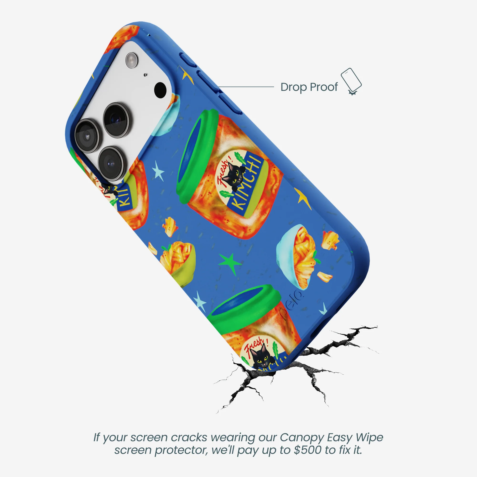 Electric Blue Kimchi Club iPhone 17 Pro Case - Image 5