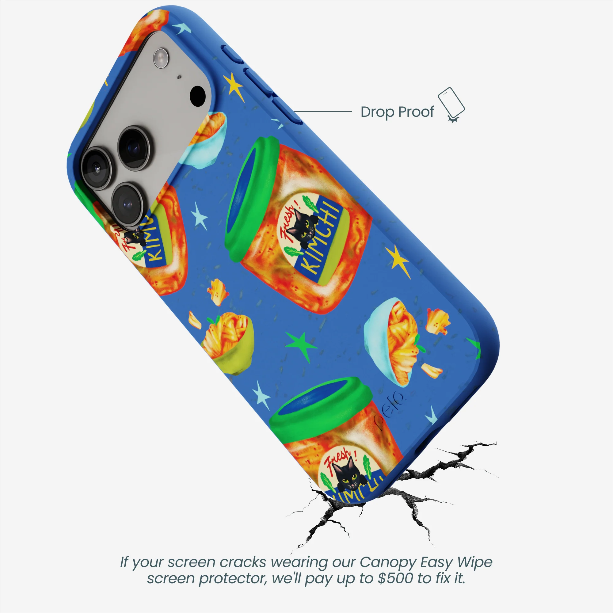 Electric Blue Kimchi Club iPhone 17 Pro Max Case - Image 5