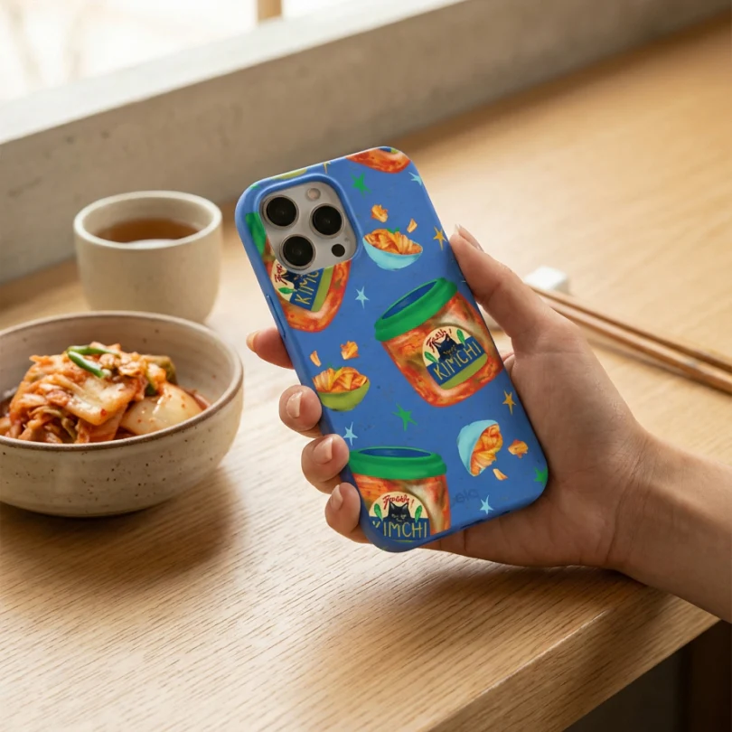Electric Blue Kimchi Club iPhone 17 Pro Max Case - Image 6