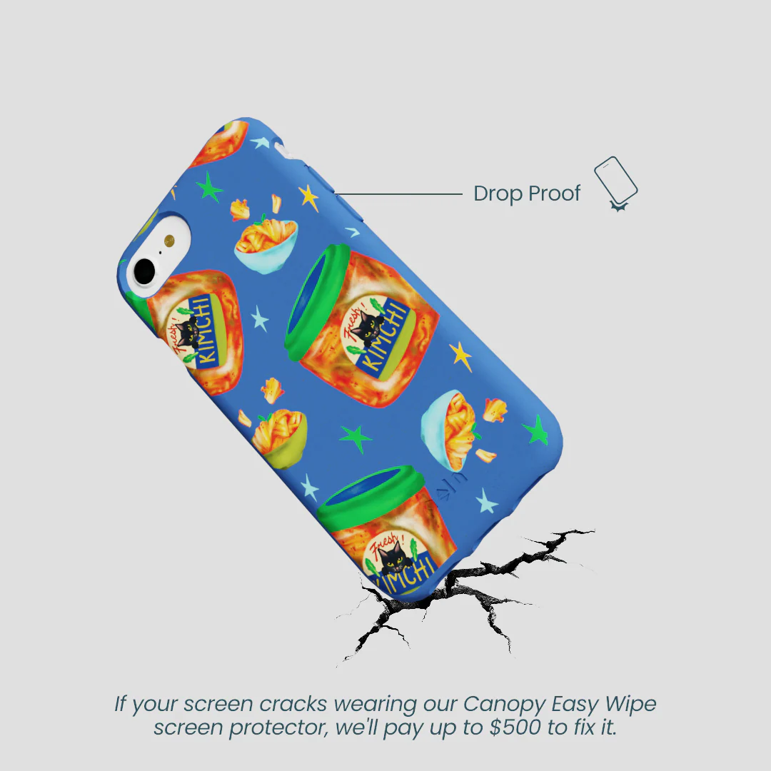 Electric Blue Kimchi Club iPhone 6/6s/7/8/SE Case - Image 5