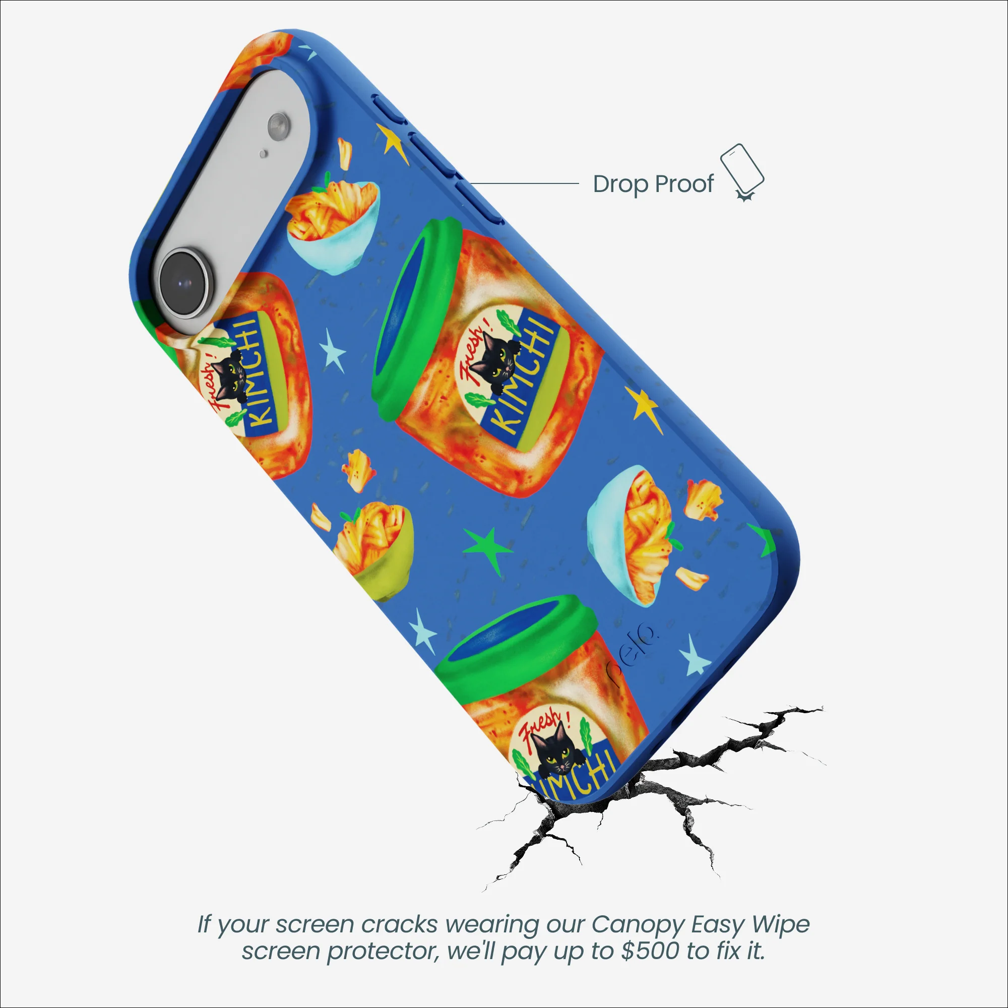Electric Blue Kimchi Club iPhone Air Case - Image 5