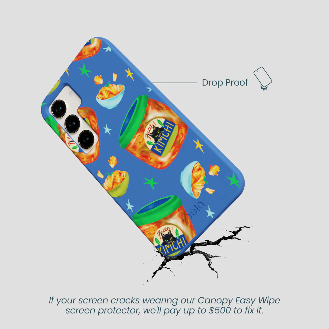 Electric Blue Kimchi Club Samsung Galaxy S24 Case - Image 5