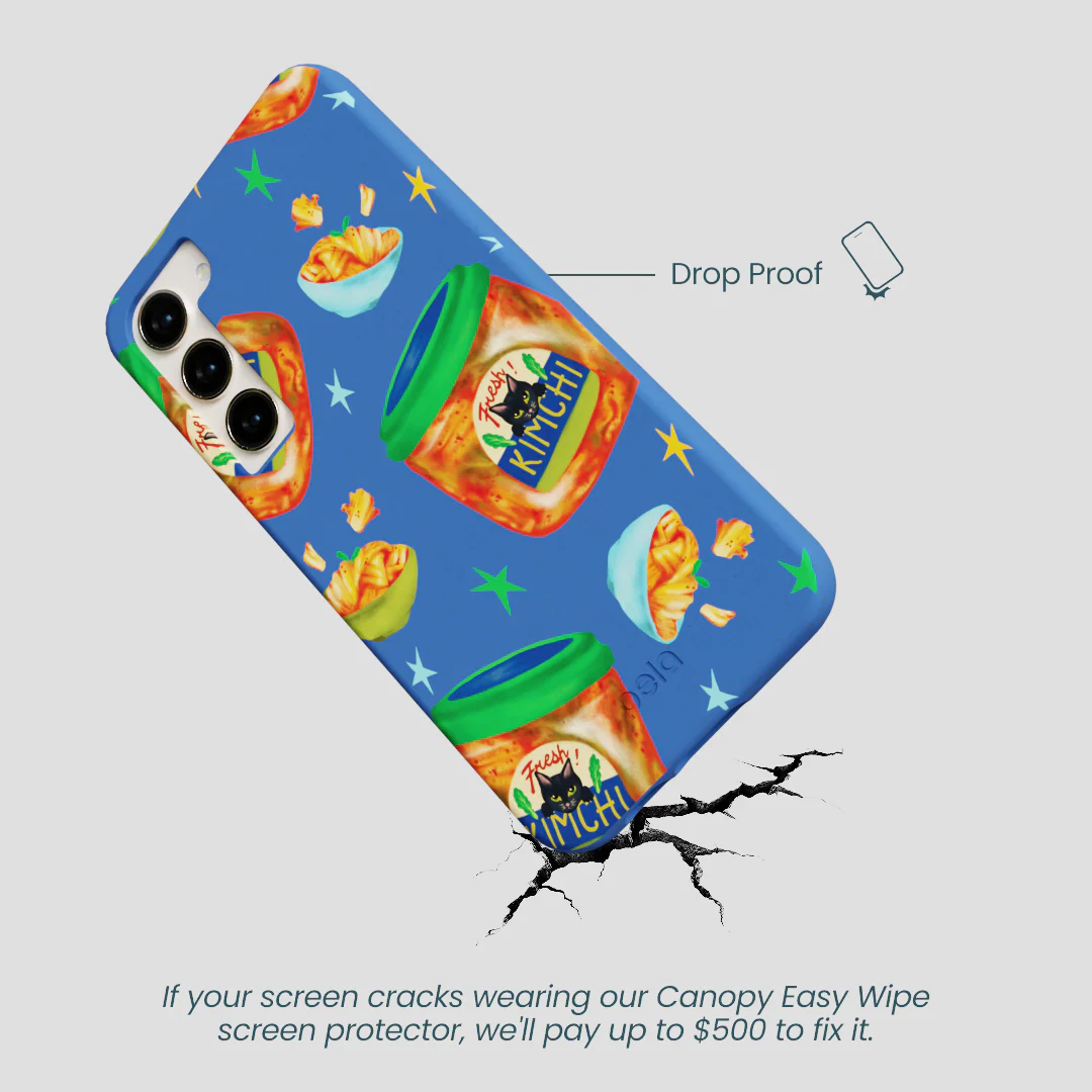 Electric Blue Kimchi Club Samsung Galaxy S24+(Plus) Case - Image 5