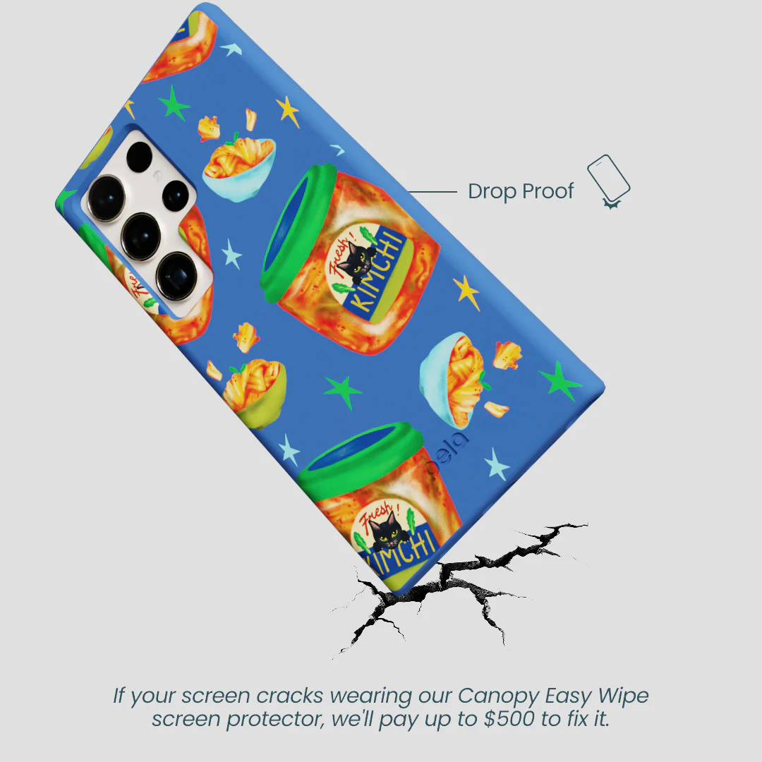 Electric Blue Kimchi Club Samsung Galaxy S24 Ultra Case - Image 5