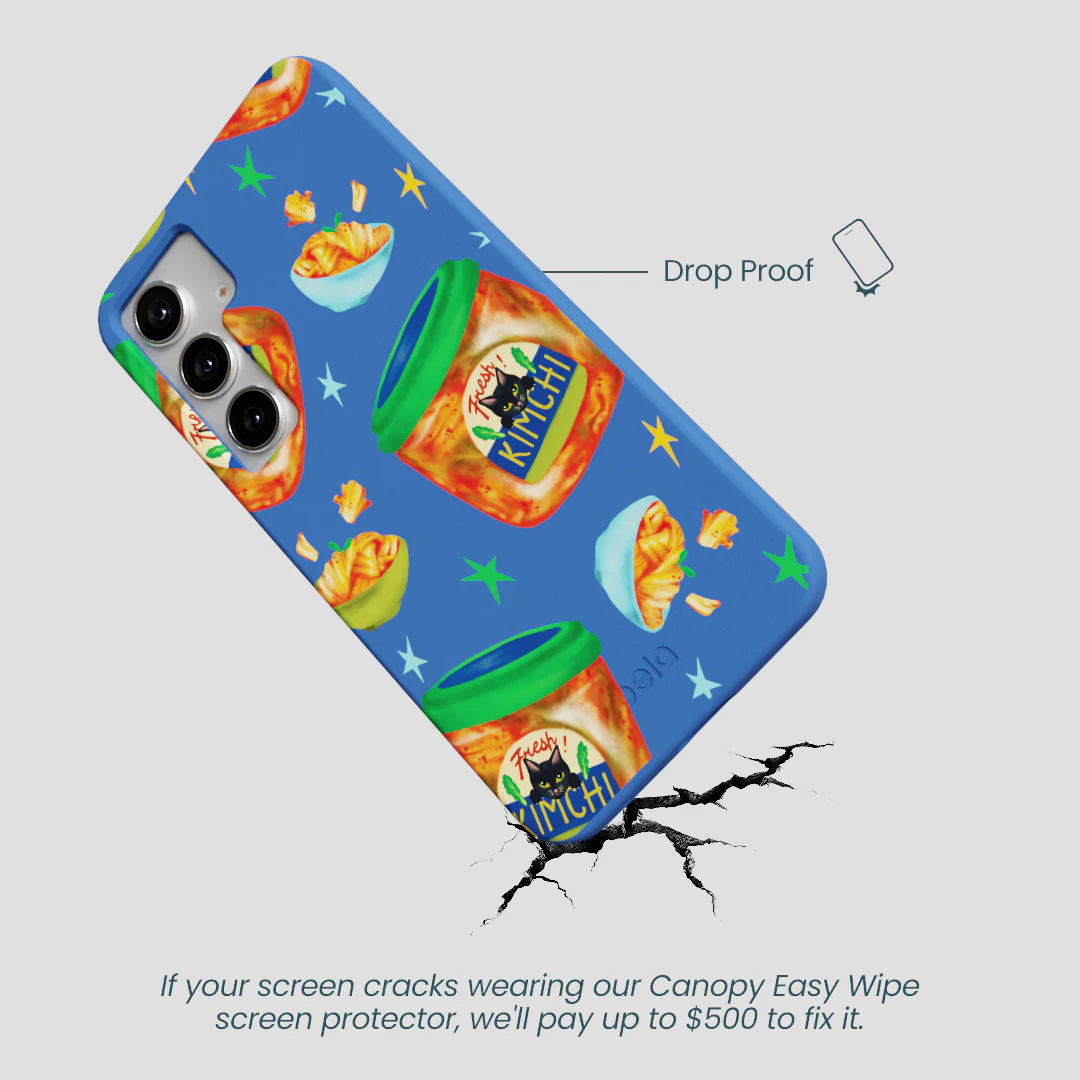Electric Blue Kimchi Club Samsung Galaxy S25+(Plus) Case - Image 5