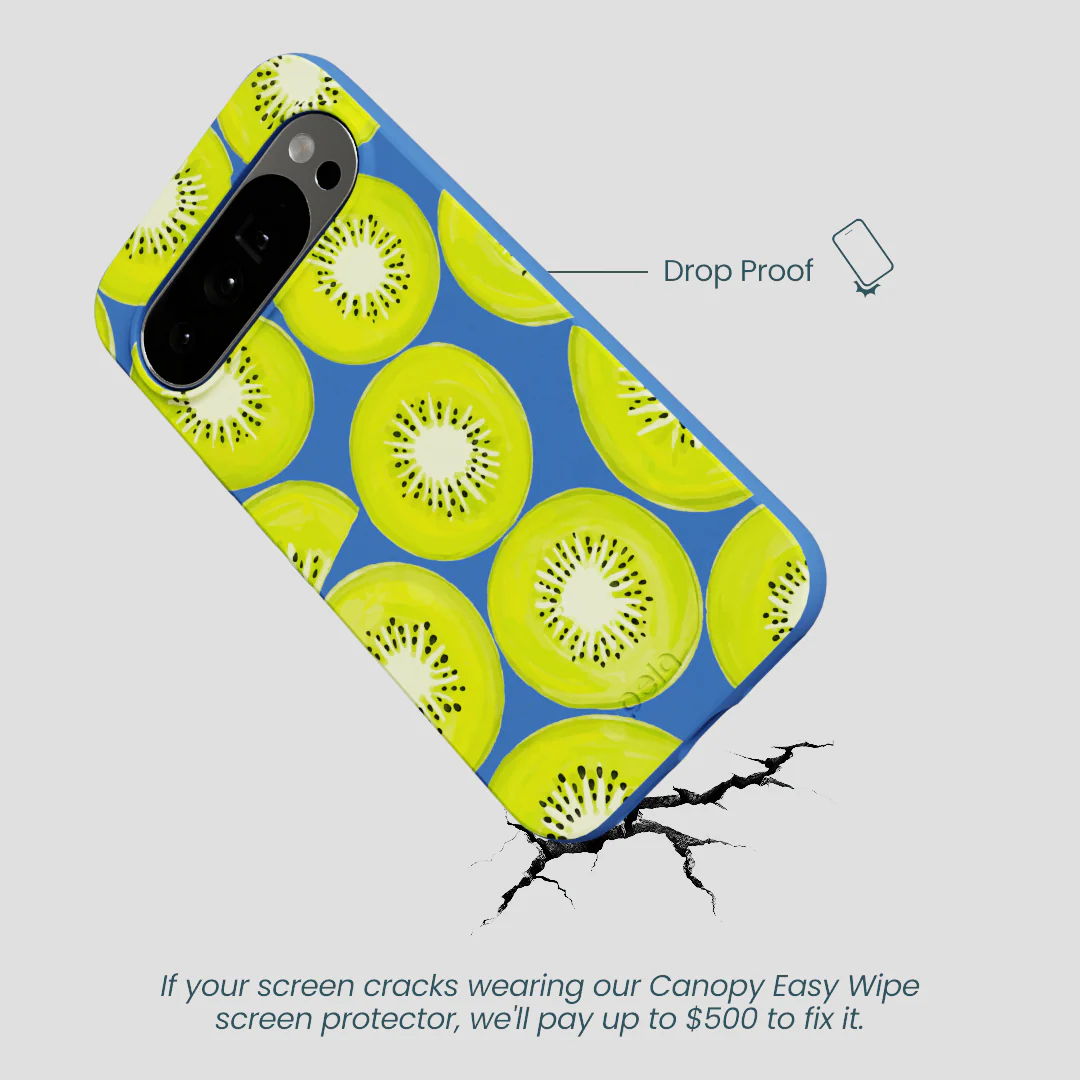 Electric Blue Kiwi Slices Google Pixel 10 Pro XL Case - Image 5