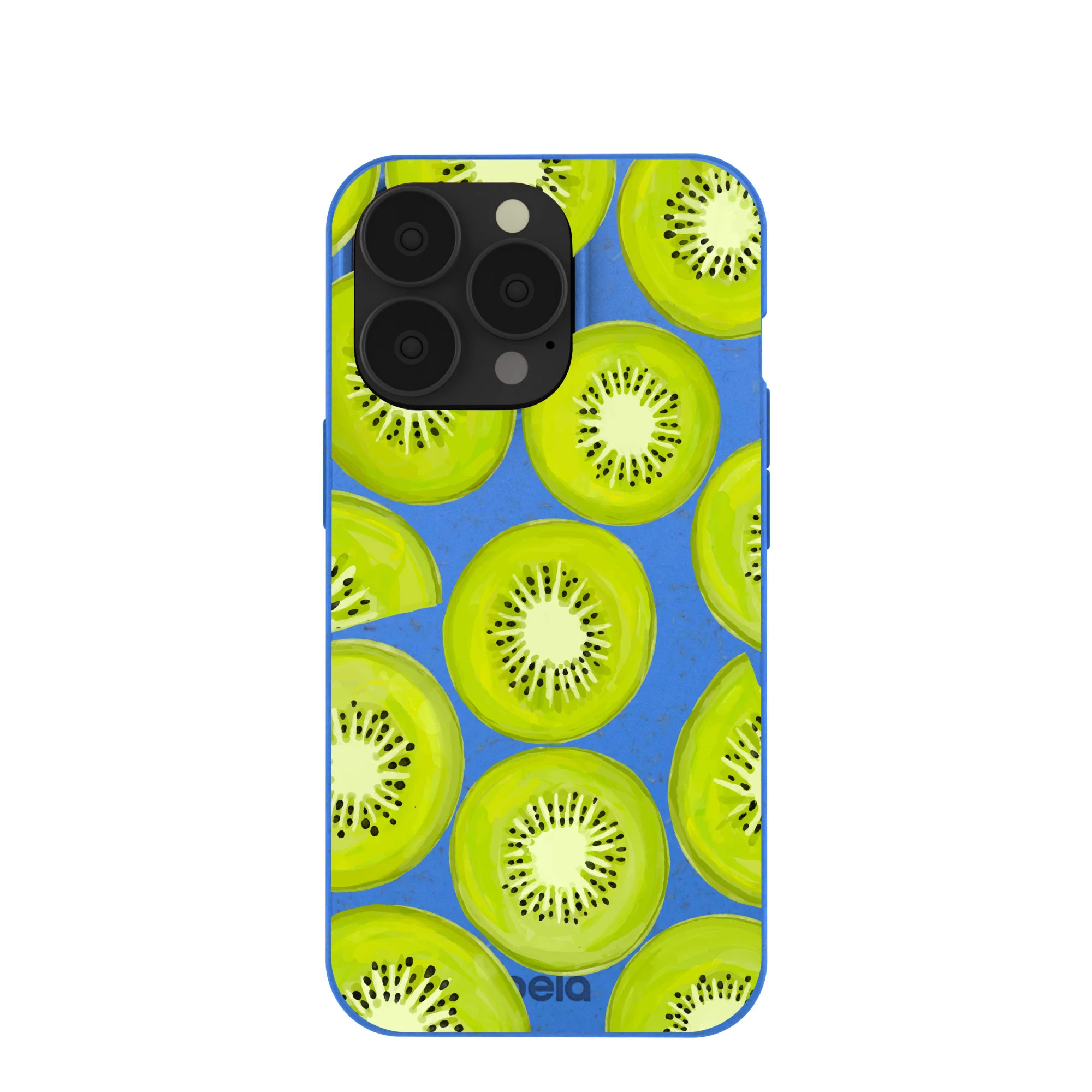 Electric Blue Kiwi Slices iPhone 13 Pro Case