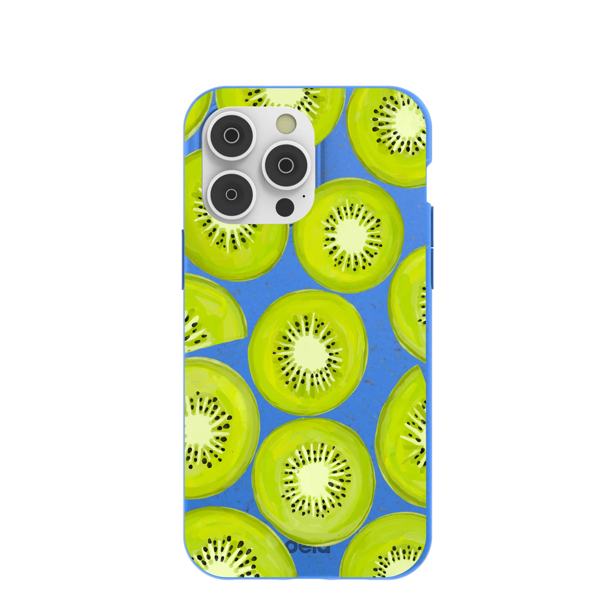 Electric Blue Kiwi Slices iPhone 14 Pro Max Case