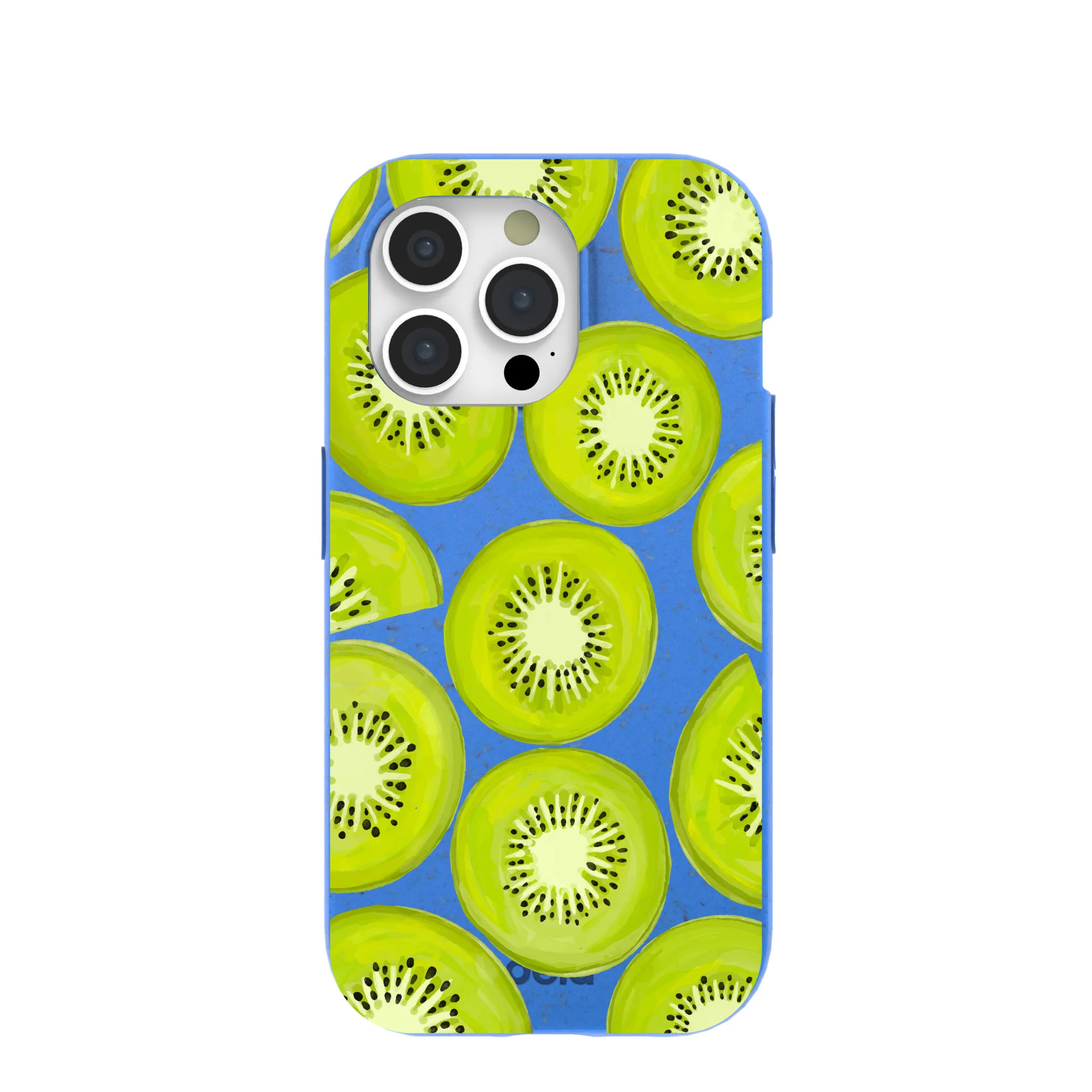 Electric Blue Kiwi Slices iPhone 15 Pro Case