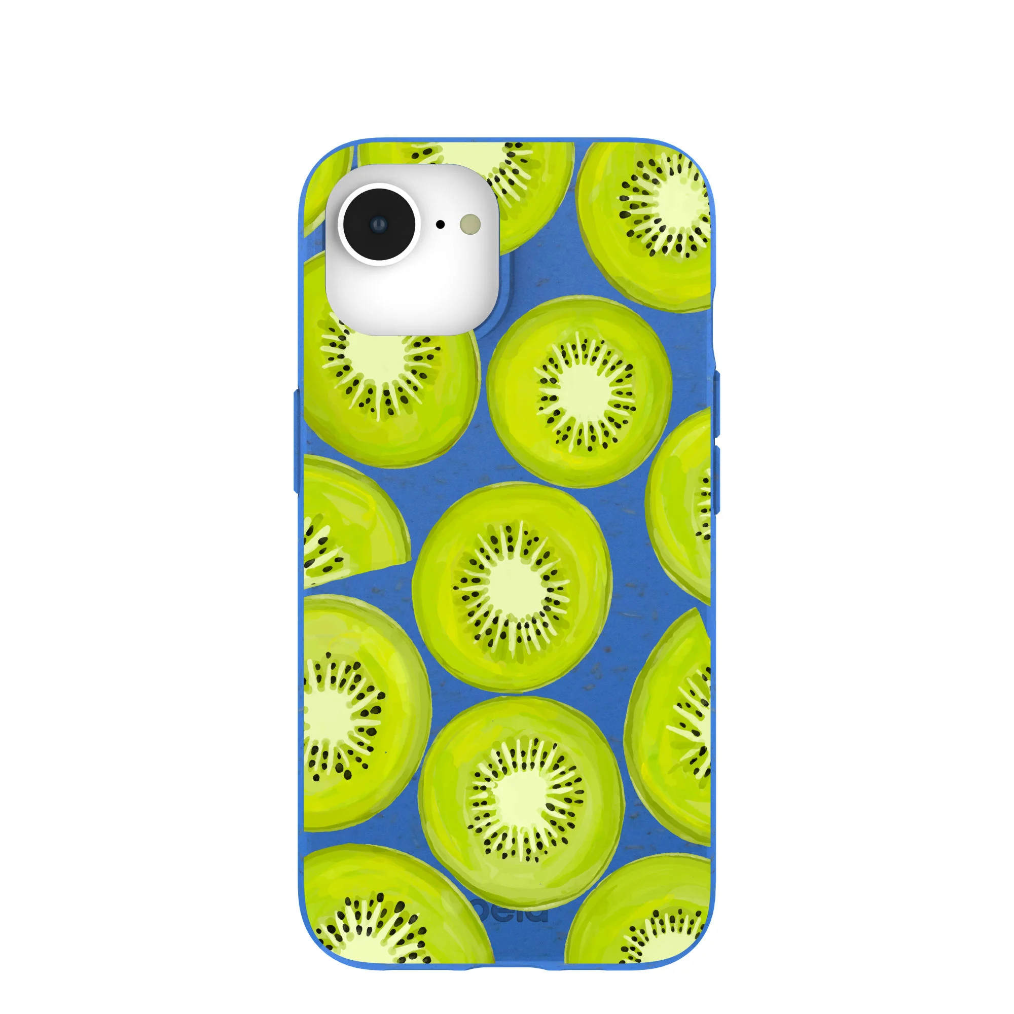 Electric Blue Kiwi Slices iPhone 16e/17e Case