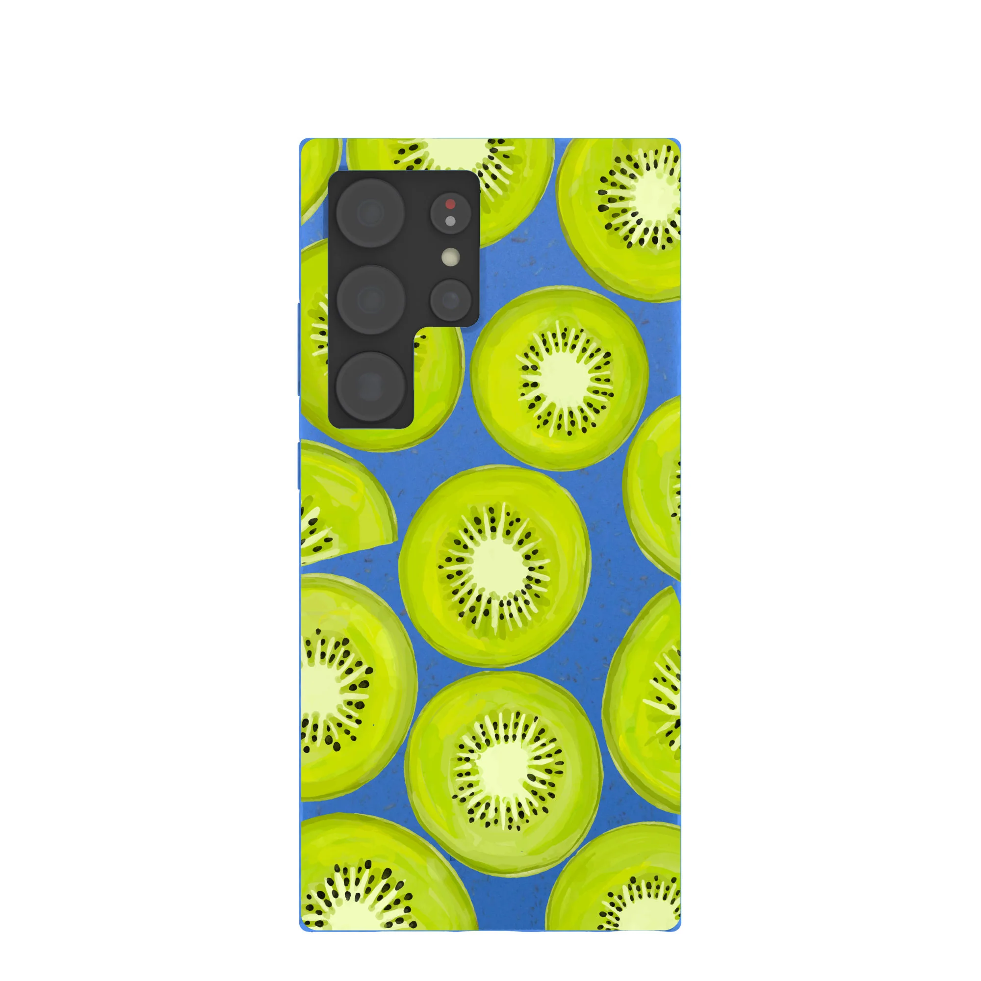Electric Blue Kiwi Slices Samsung Galaxy S24 Ultra Case