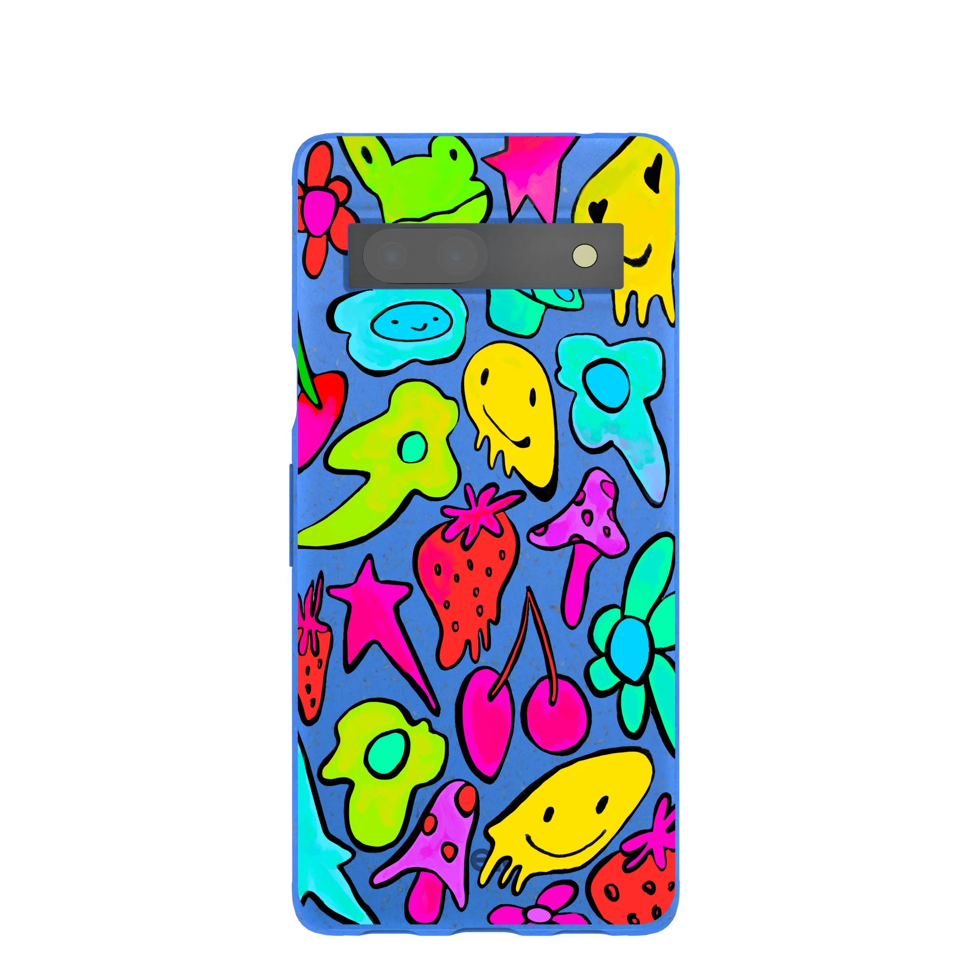 Electric Blue Melty Mood Google Pixel 7a Case