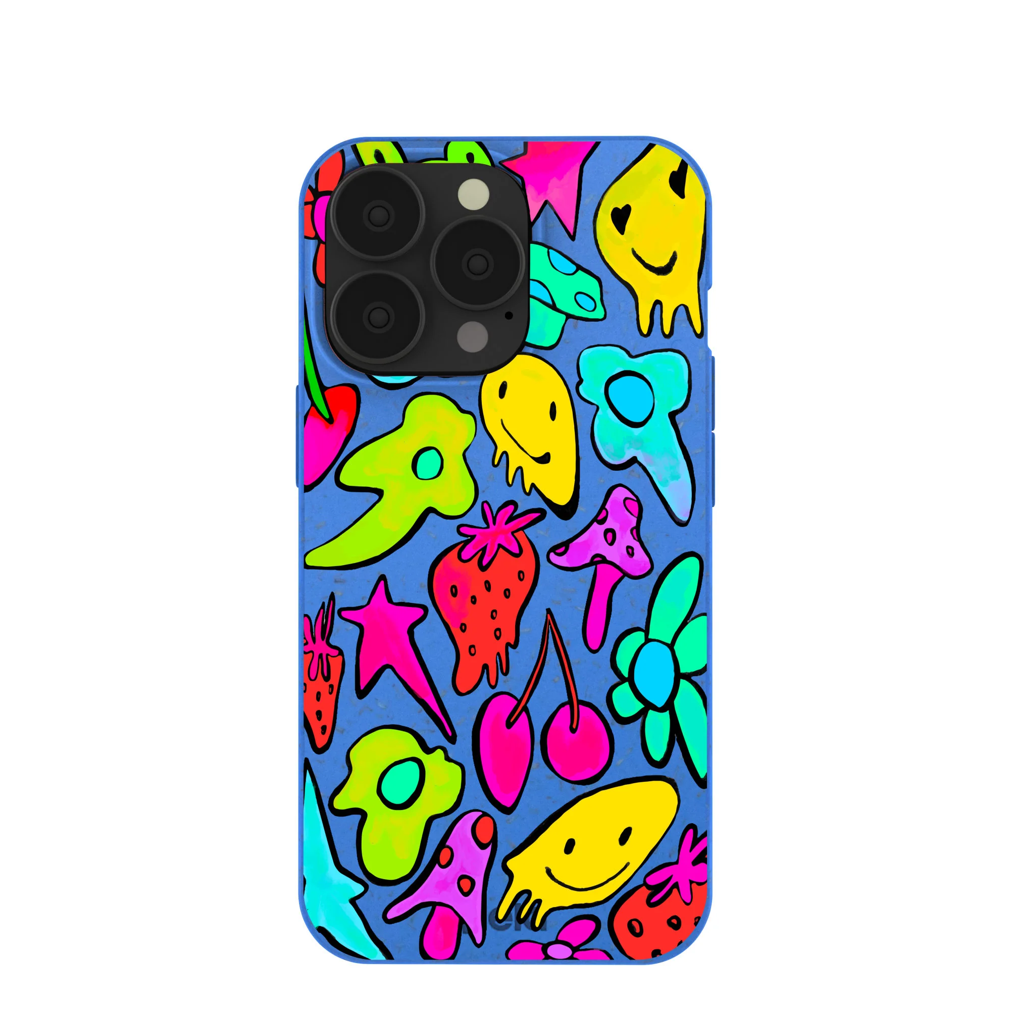 Electric Blue Melty Mood iPhone 13 Pro Case