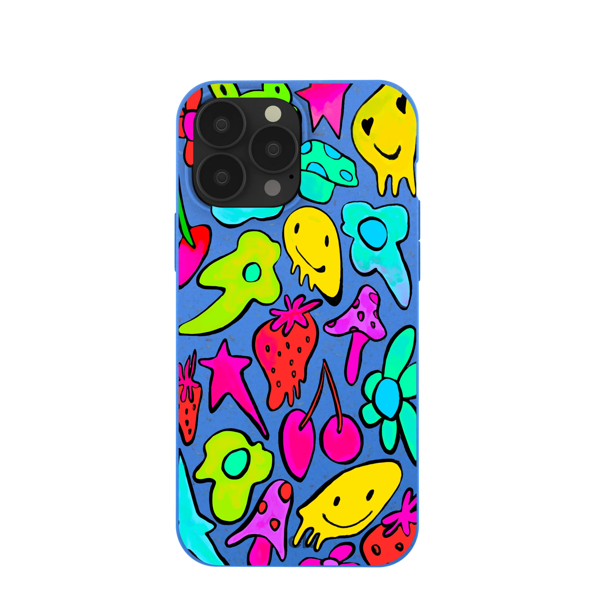 Electric Blue Melty Mood iPhone 13 Pro Max Case