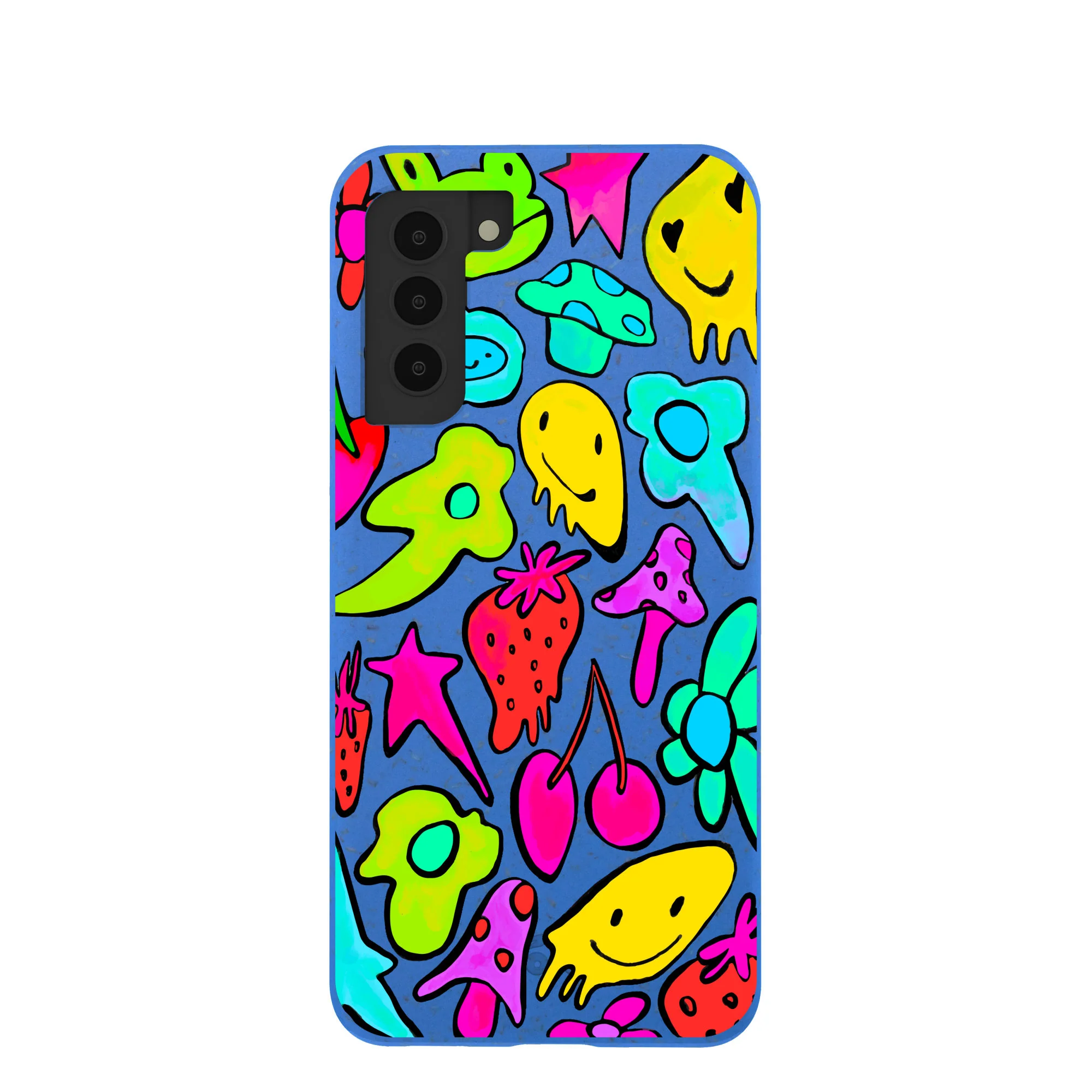 Electric Blue Melty Mood Samsung Galaxy S21 Case