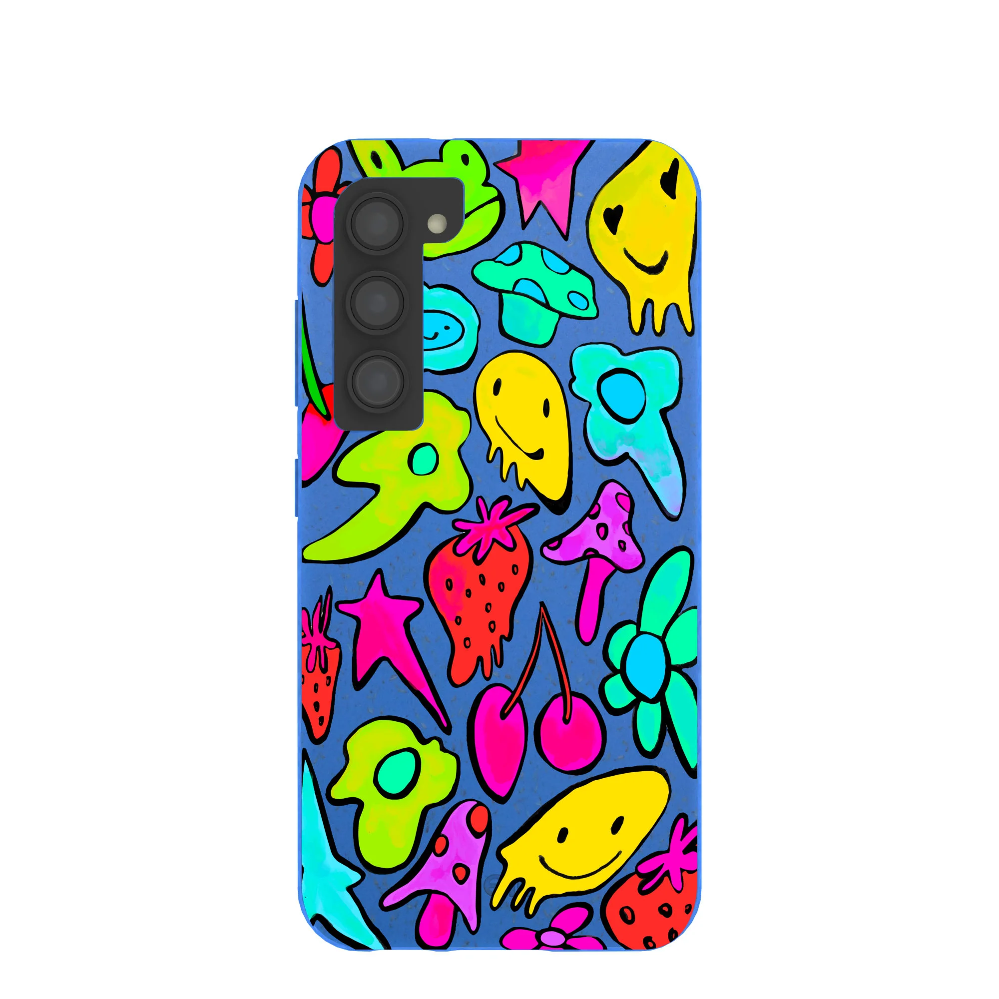 Electric Blue Melty Mood Samsung Galaxy S23 Case