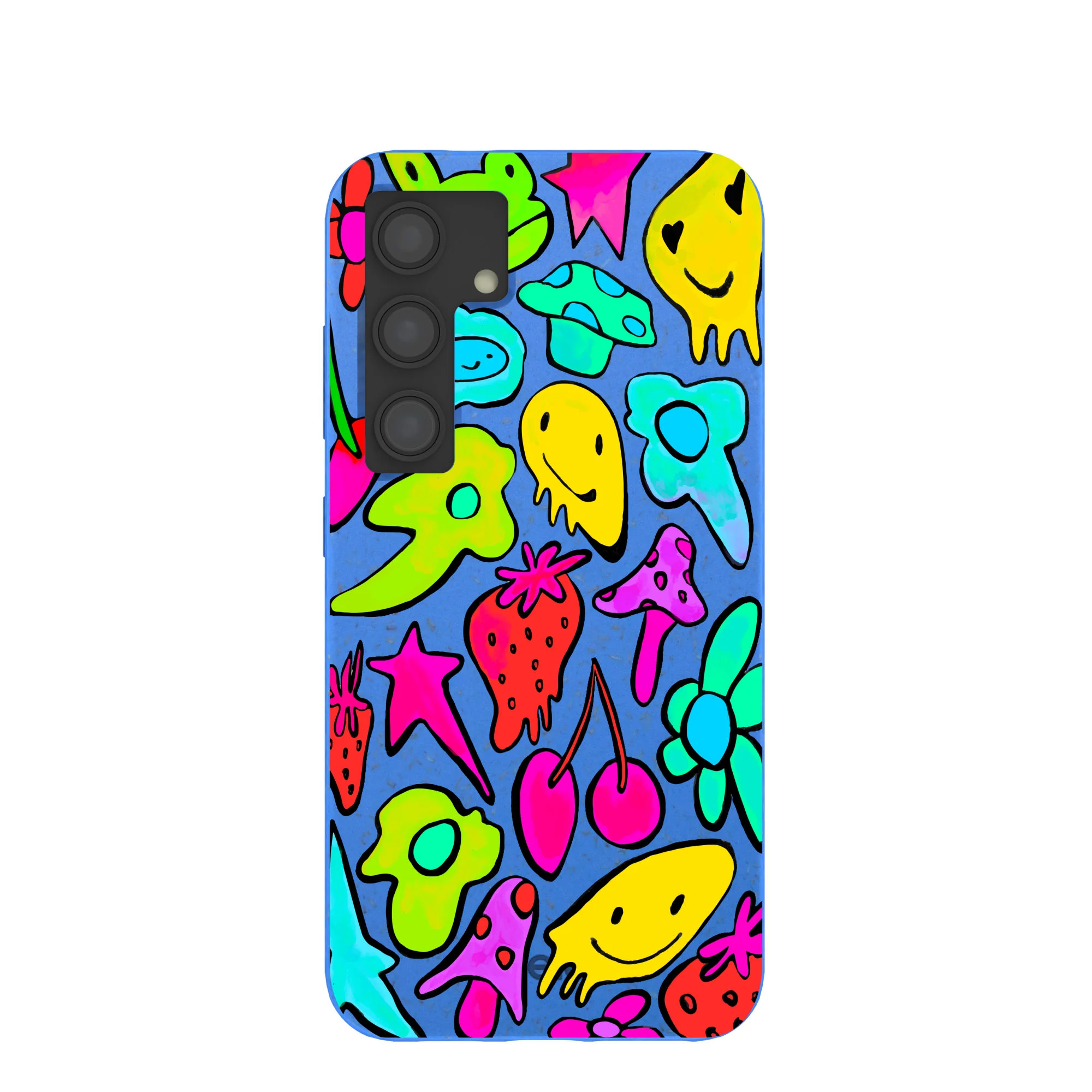 Electric Blue Melty Mood Samsung Galaxy S24 Case