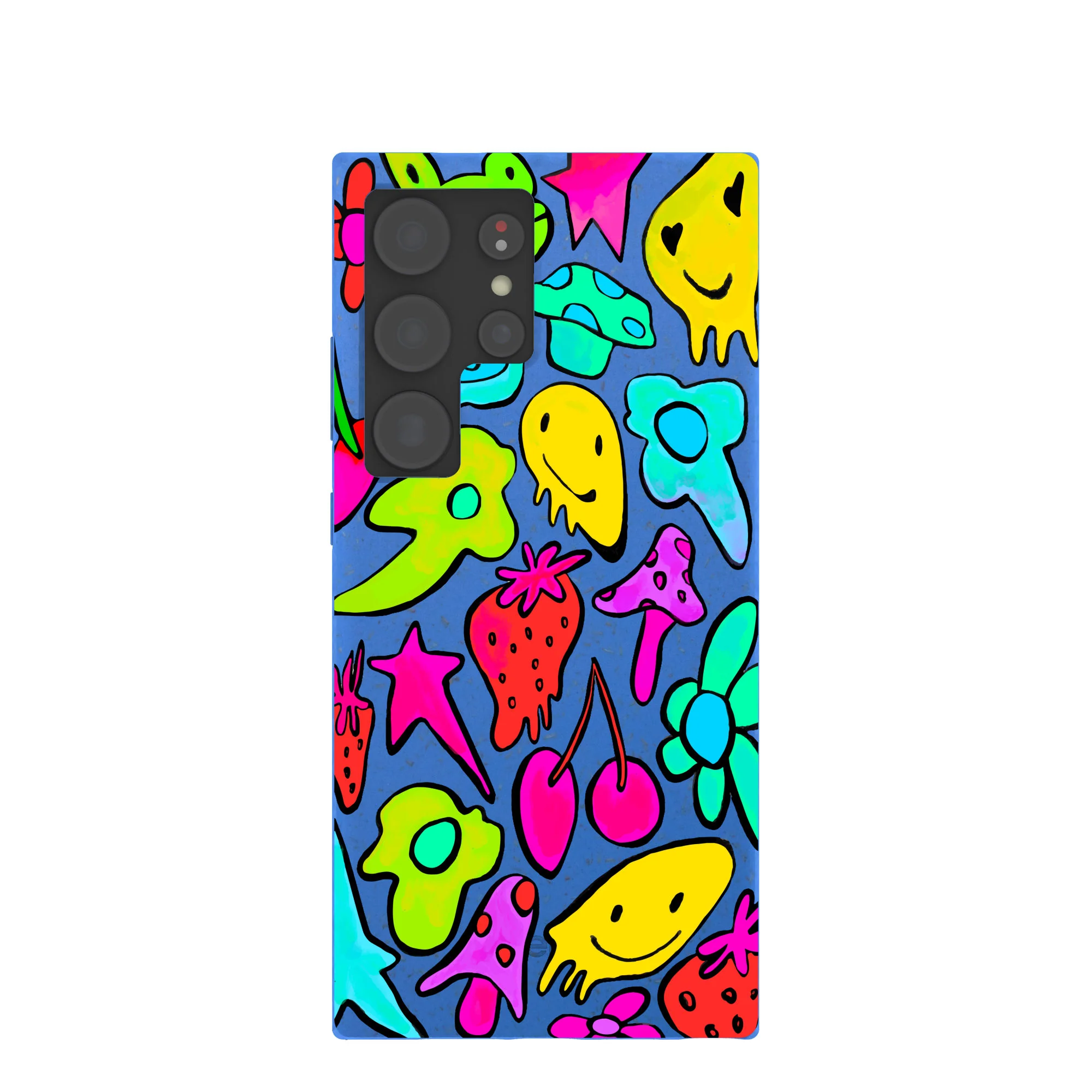 Electric Blue Melty Mood Samsung Galaxy S24 Ultra Case