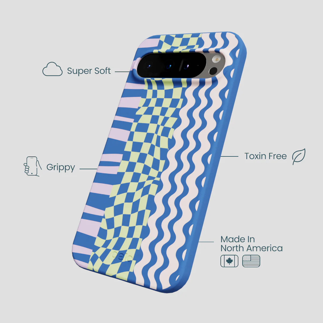 Electric Blue Mixed Up Google Pixel 9 Pro XL Case - Image 4