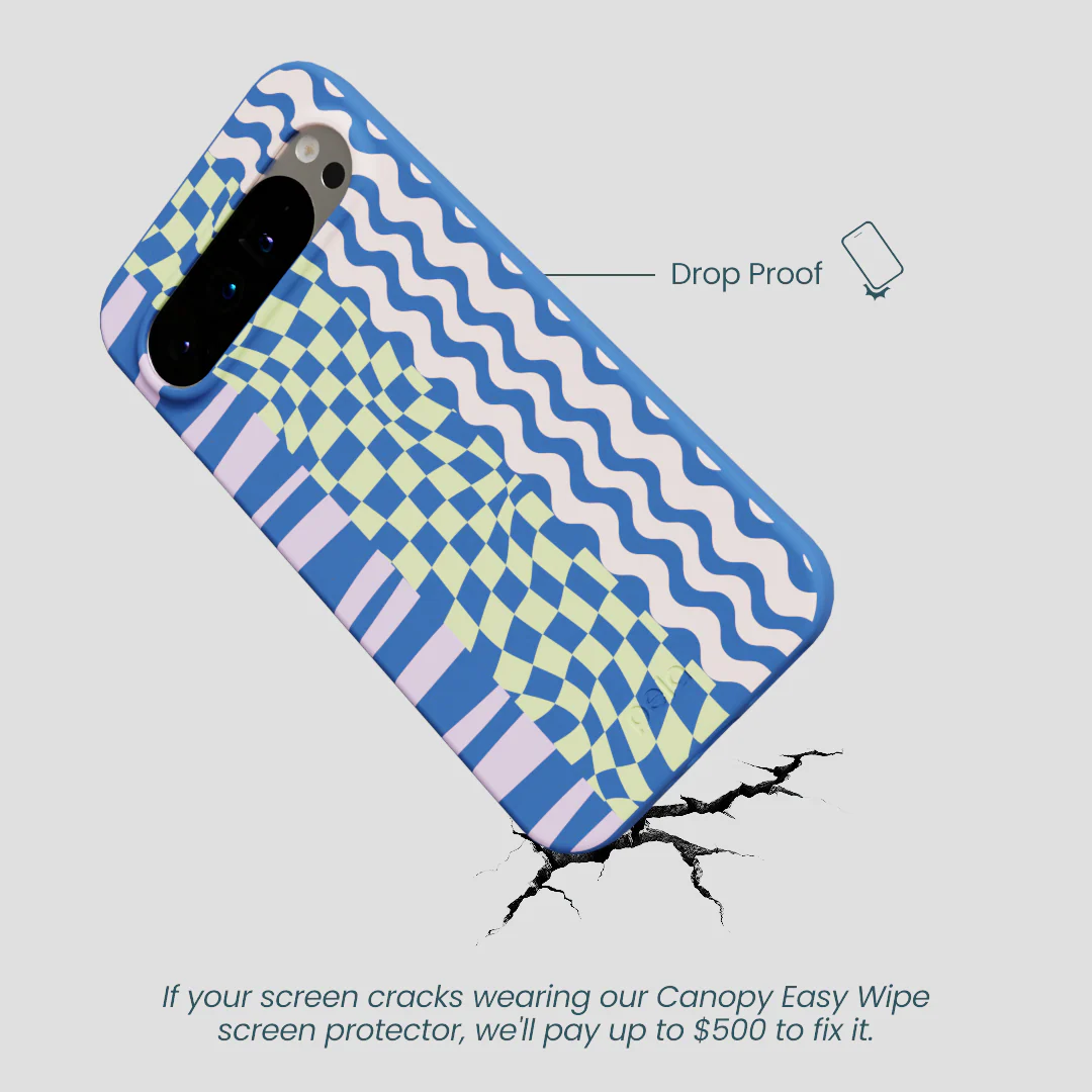 Electric Blue Mixed Up Google Pixel 9 Pro XL Case - Image 5