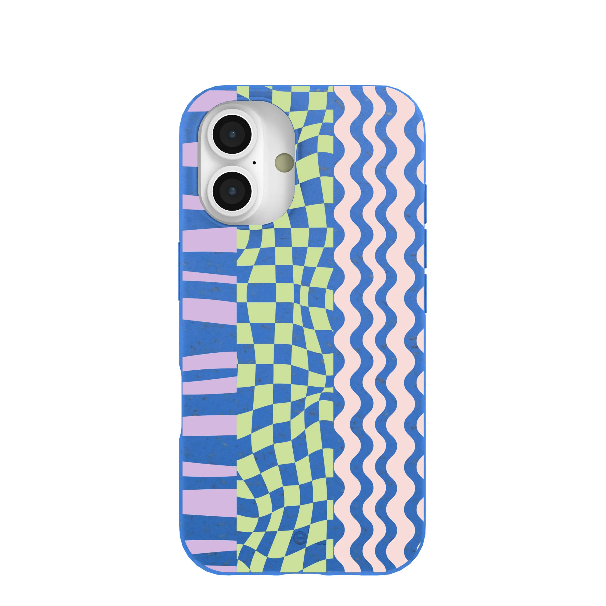 Electric Blue Mixed Up iPhone 16 Case