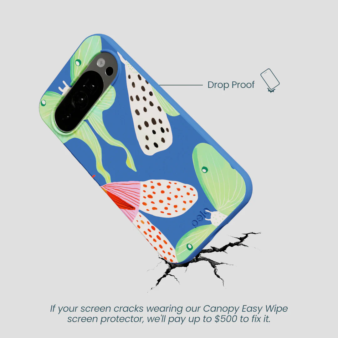 Electric Blue Mothopia Google Pixel 10/10 Pro Case - Image 4