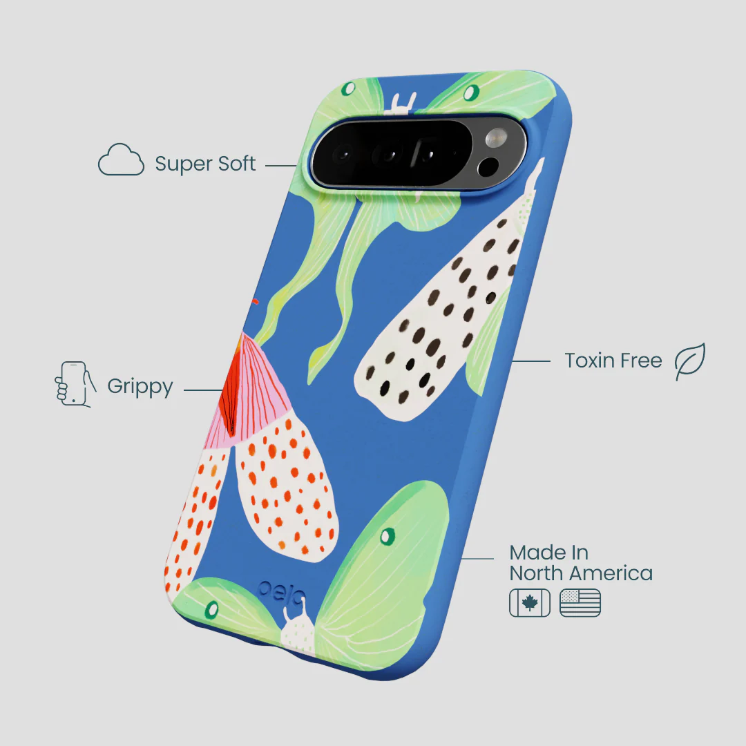 Electric Blue Mothopia Google Pixel 10 Pro XL Case - Image 3
