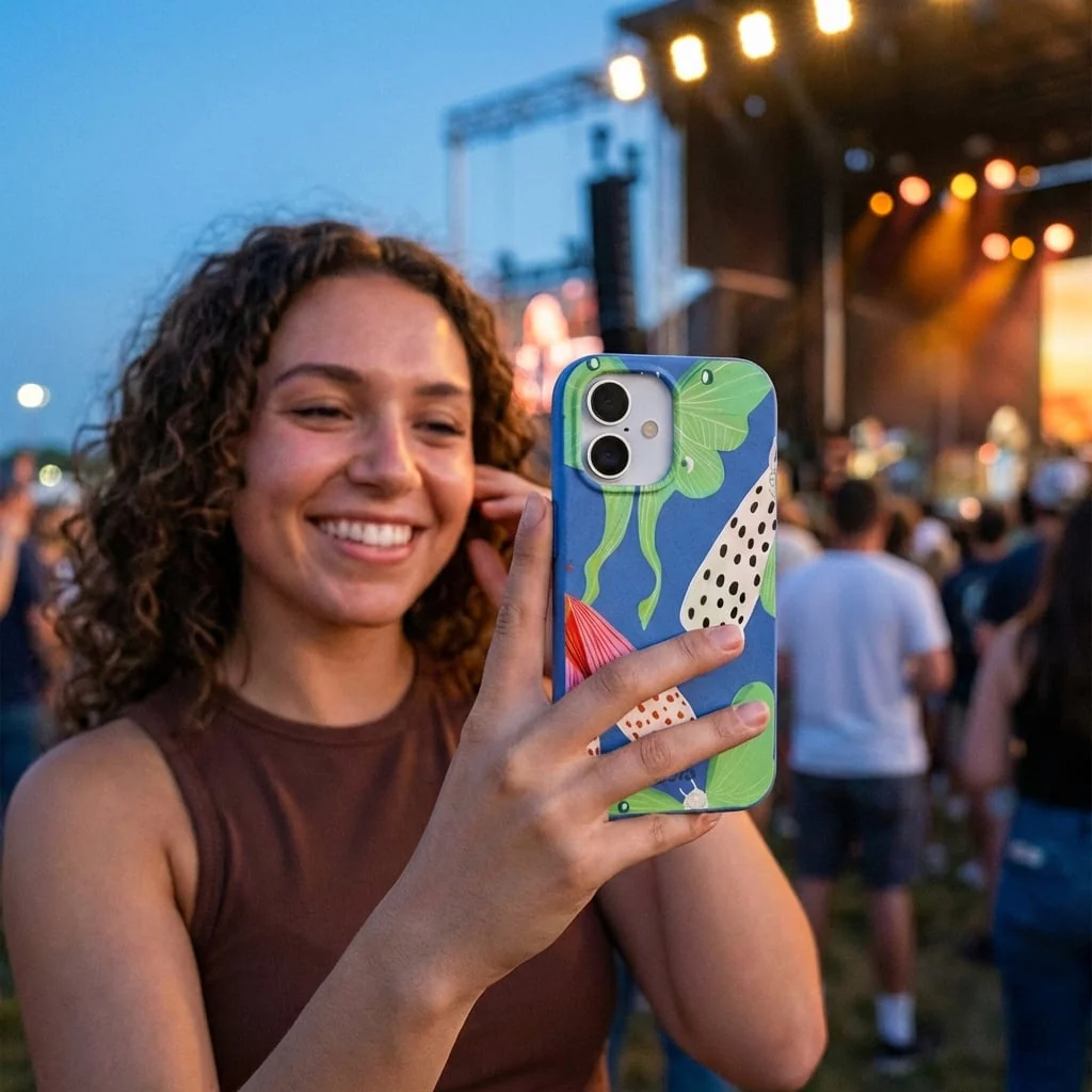 Electric Blue Mothopia Google Pixel 10a Case - Image 2