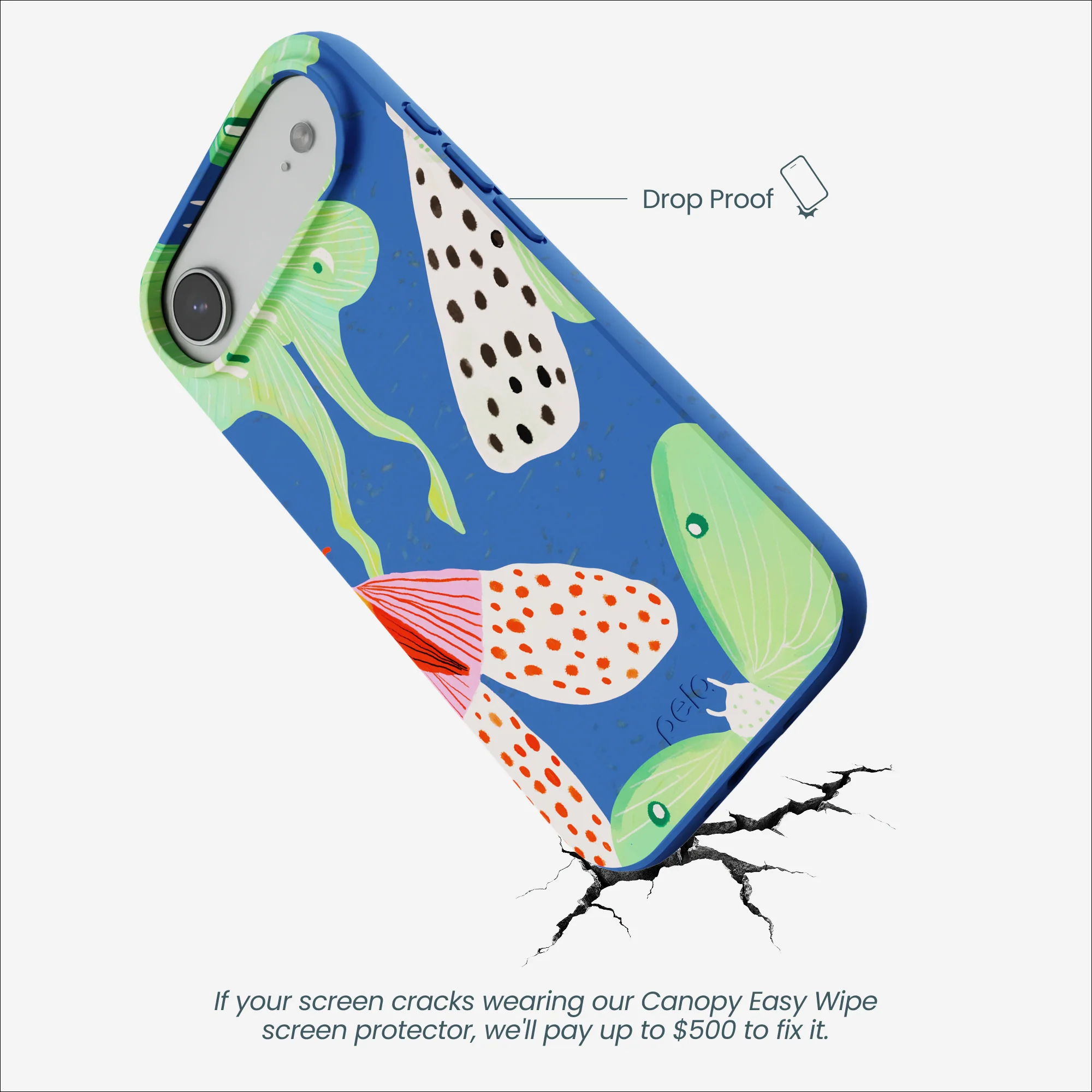 Electric Blue Mothopia iPhone Air Case - Image 5